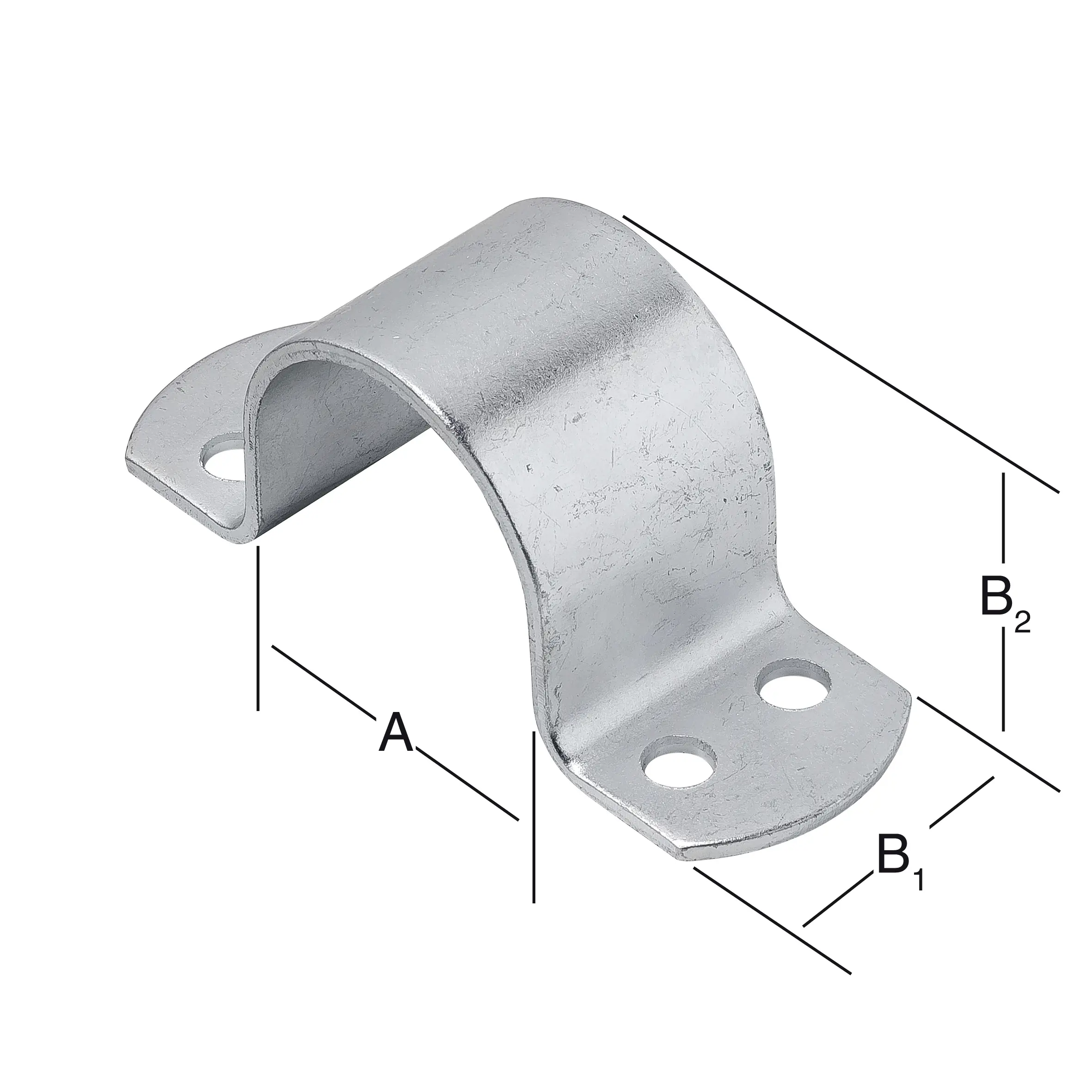 Vormann Rohrschellen verzinkt 49 x 40/45 mm