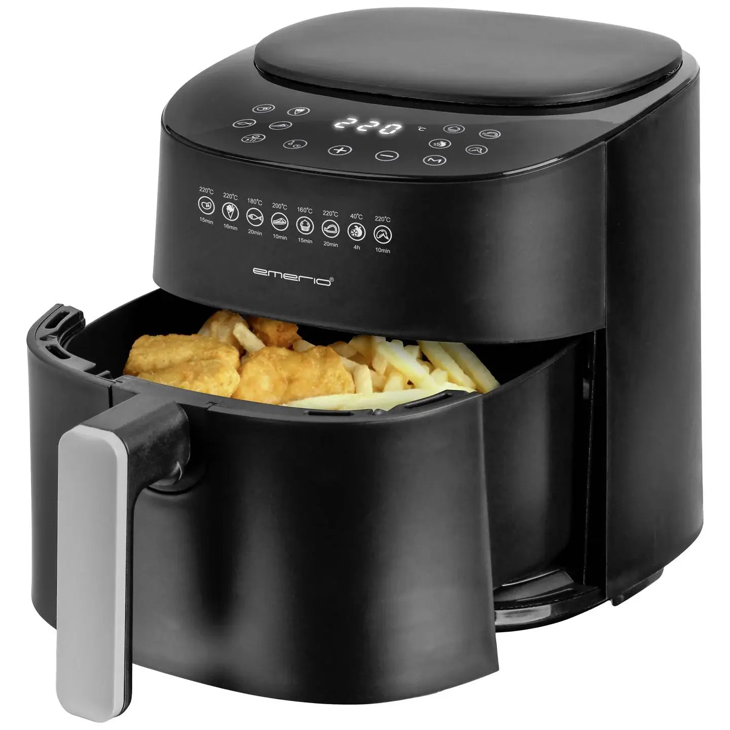 Emerio Heißluftfritteuse AF-129369 1300 W 4,5 l Behälter