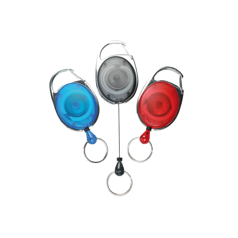 Basi Schlüsselflip je 1 Stück schwarz,blau und rot