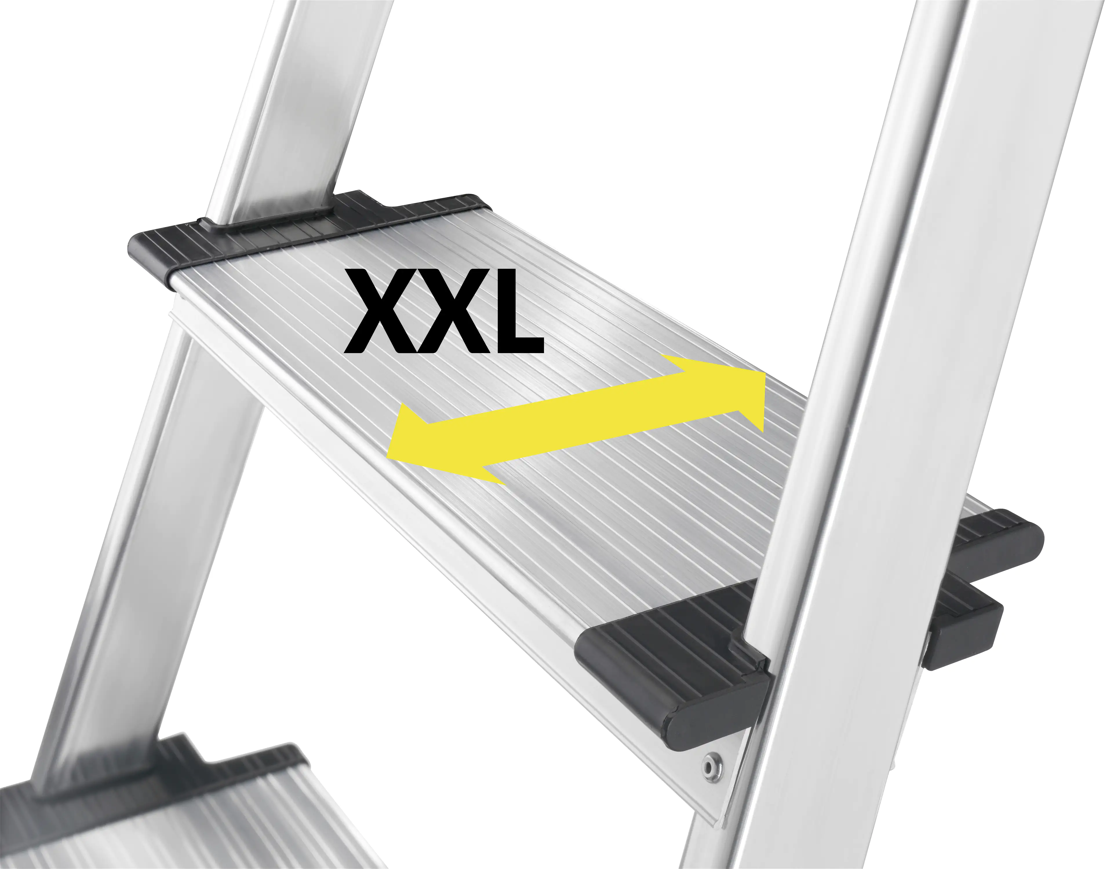 Hailo Aluminium-Sicherheits-Stehleiter L80 ComfortLine 3,28 m