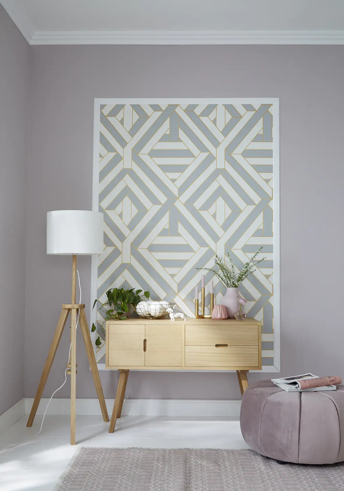 Decosa Zierprofil Ramona, 1 x 1,5 m, selbstklebend