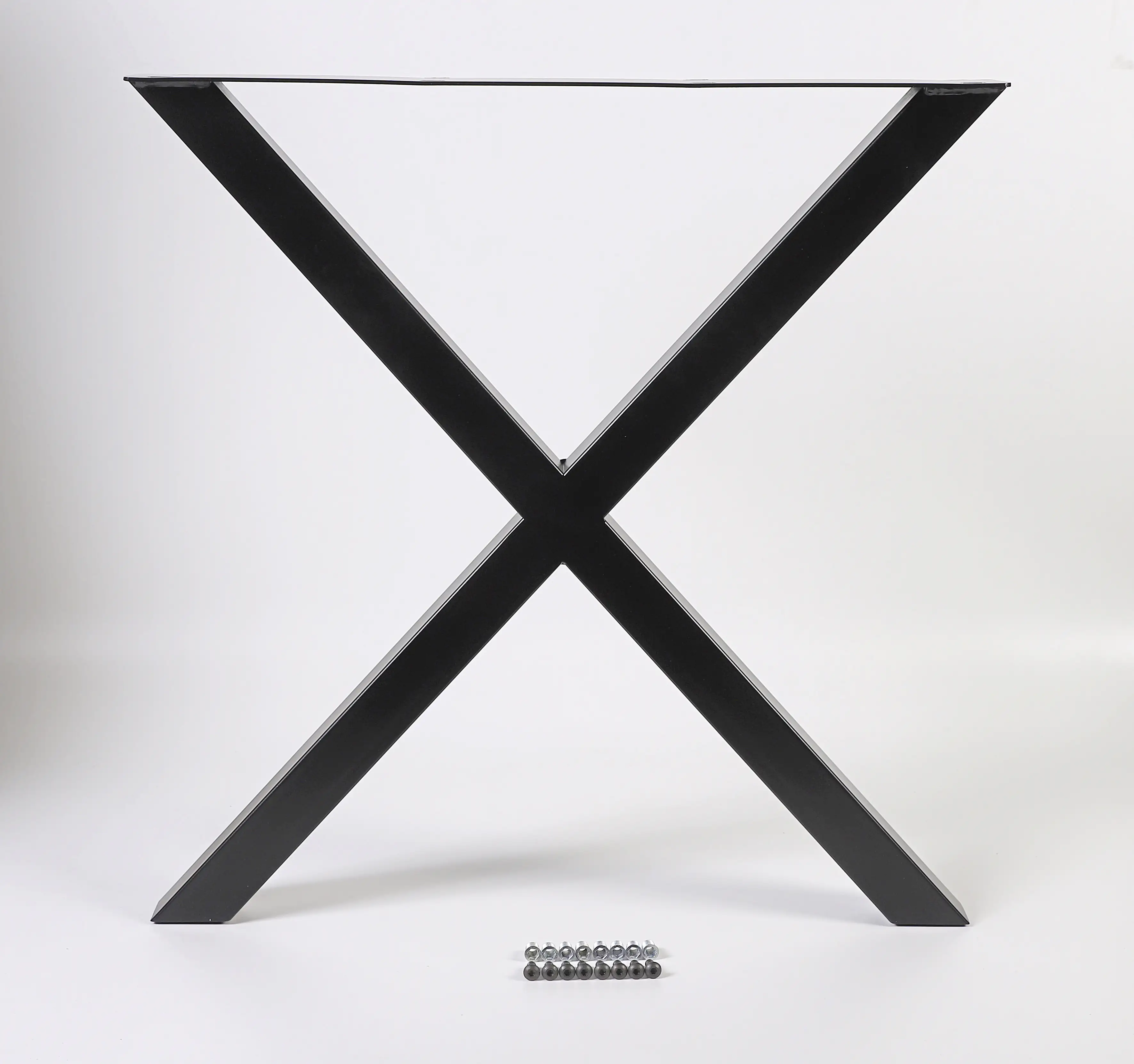 Dieda Tischbein X-Form schwarz Maße: 71,0 x 70,0 x 10,0 cm
