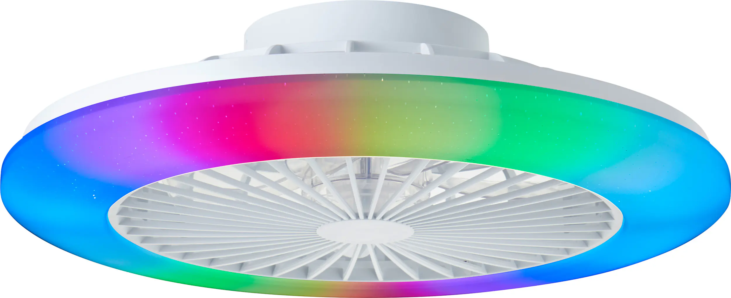 Brilliant LED Deckenleuchte mit Ventilator Salerno Ø 48,5 cm 40 W weiß 