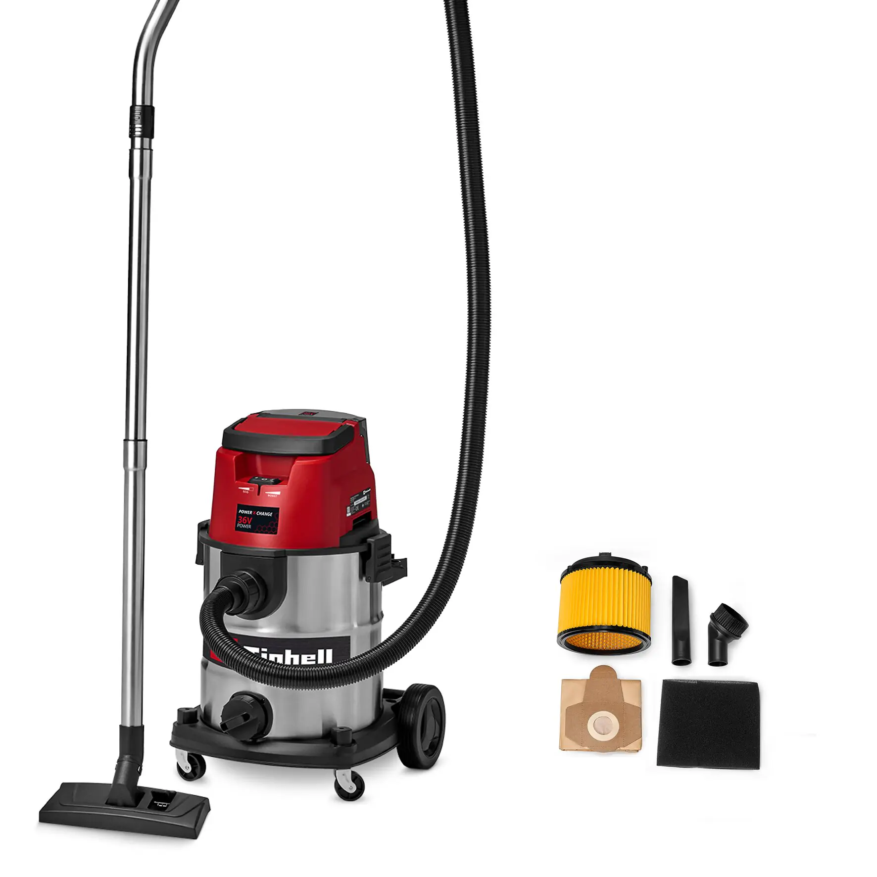 Einhell Expert Akku-Nass-Trockensauger TE-VC 36/25 Li S Solo 36 V