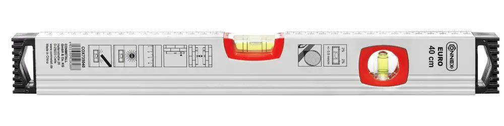 Connex Wasserwaage 40 cm Aluminium Gefälleanzahl 2%