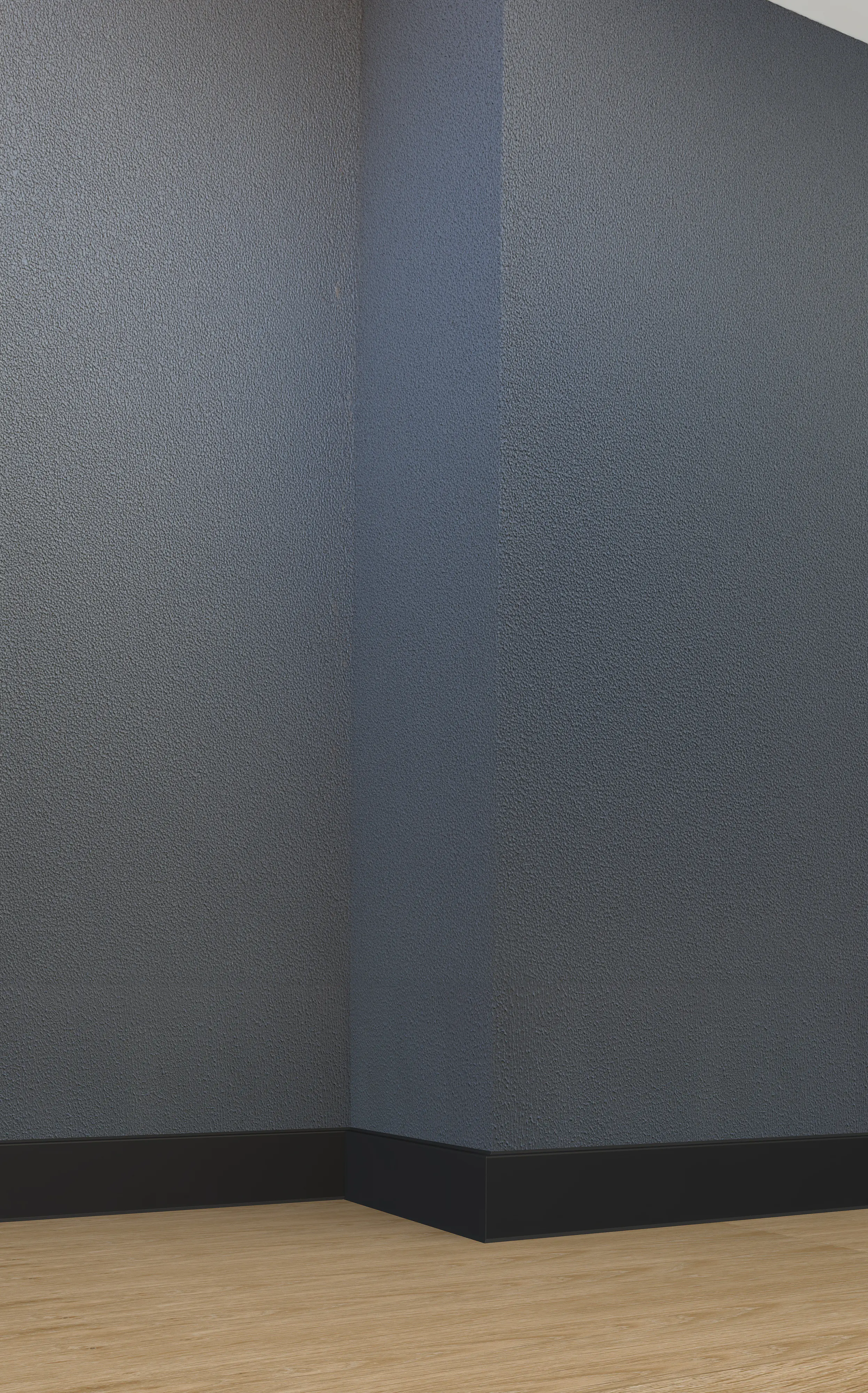 Neuhofer Fußleiste 240 cm x 80 x 13 mm schwarz