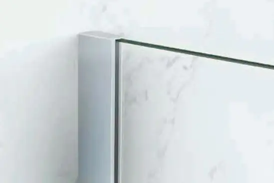 Primaster Runddusche Easy-8 Drehtür 90 x 90 cm Klarglas chrom