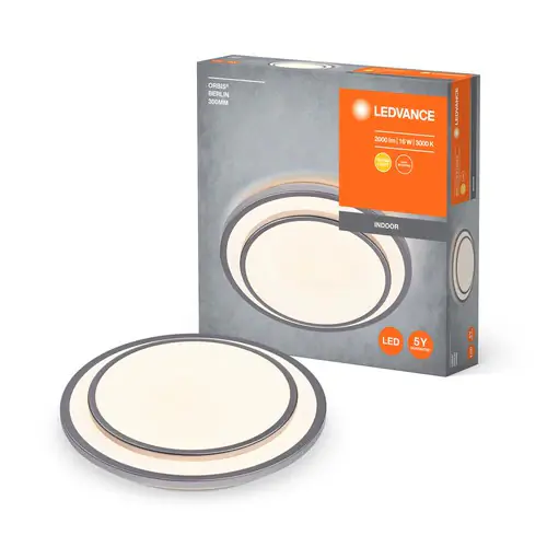 Ledvance LED-Deckenlampe Orbis Berlin 16W Ø30 cm warmweiß