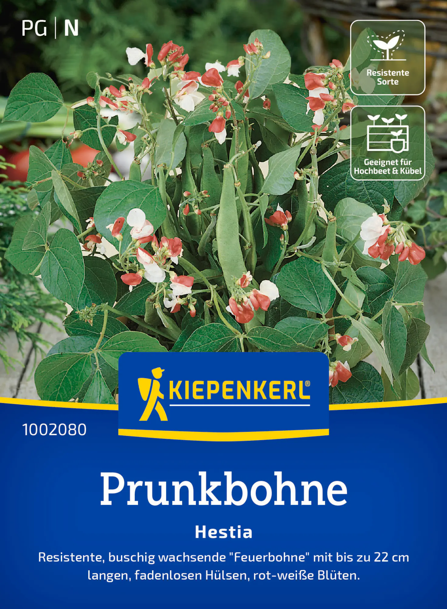 Kiepenkerl Saatgut Prunkbohnen Hestia für ca. 35 Pflanzen