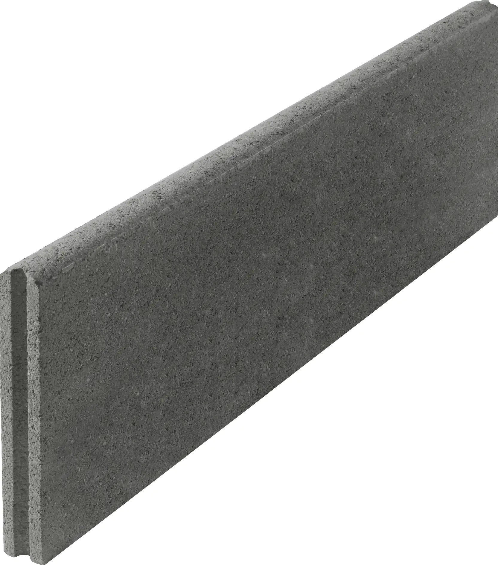 Kann Randstein mit Nut- und Feder 100 x 30 x 5 cm anthrazit