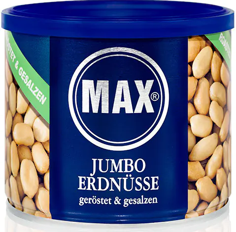 MAX Jumbo Erdnüsse geröstet und gesalzen 300 g