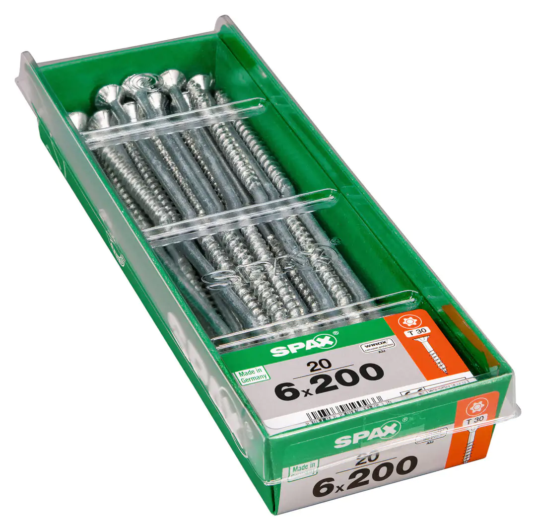 Spax Universalschrauben 6.0 x 200 mm TX 30 - 20 Stk.