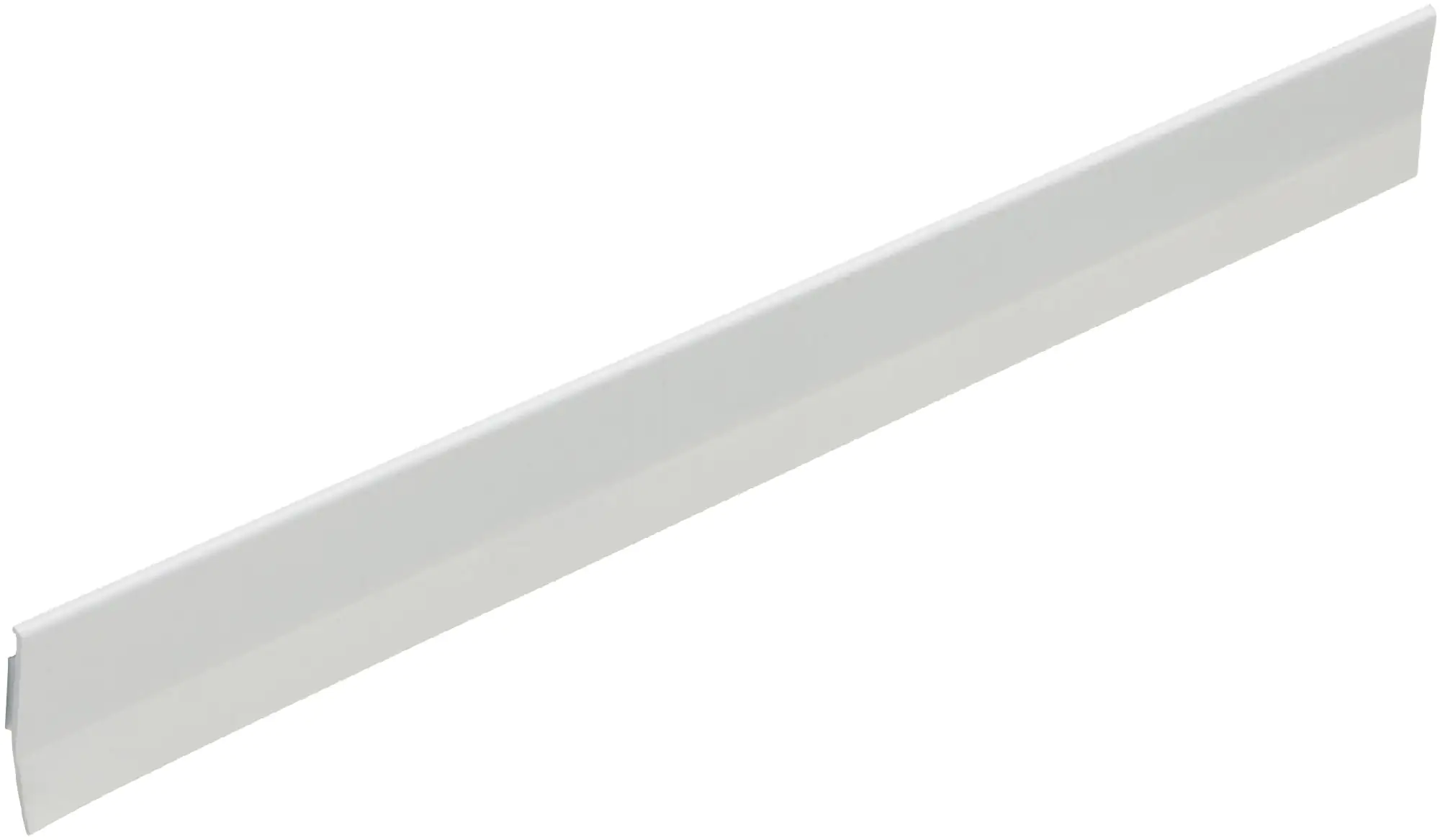 Primo Abdeckleiste 140 cm 25 x 2,5 mm weiß mit Dichtlippe selbstklebend