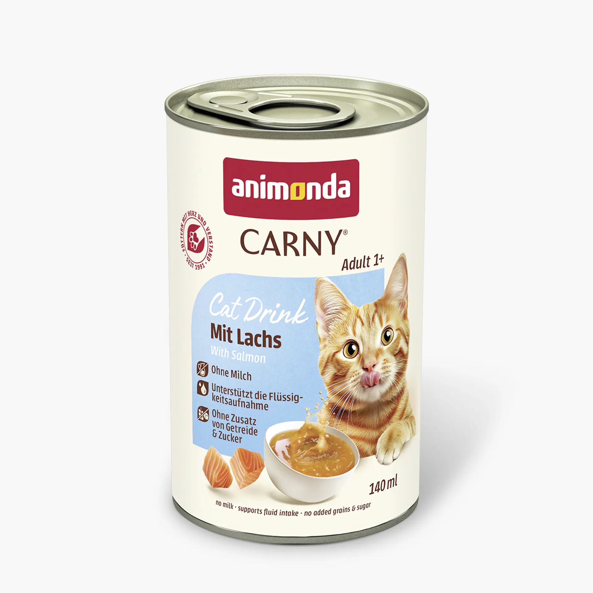 Animonda Carny Cat Drink Katzensnack Adult 140 ml Lachs