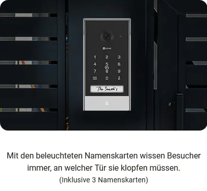 Ezviz Wlan Video-Türsprechanlage EP7 mit Monitor und Solarpanel