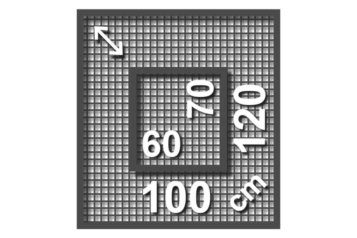 Schellenberg Fliegenschutz-Fenster TELESCOPE 60 x 70 - 100 x 120 cm anthrazit/anthrazit