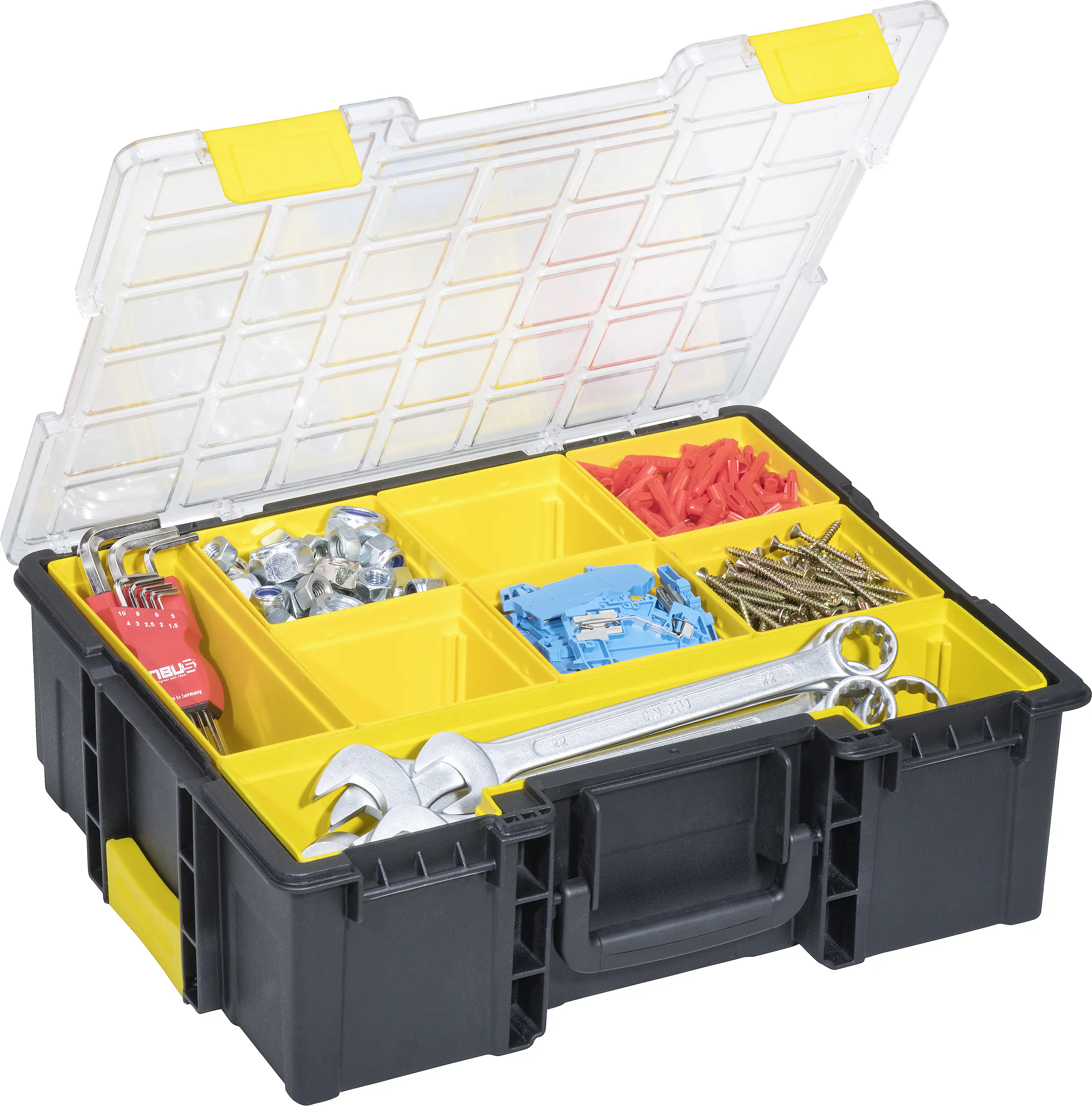 Allit Profi-Kleinteilekoffer EuroPlus Pro K 44.144/8 ohne Inhalt