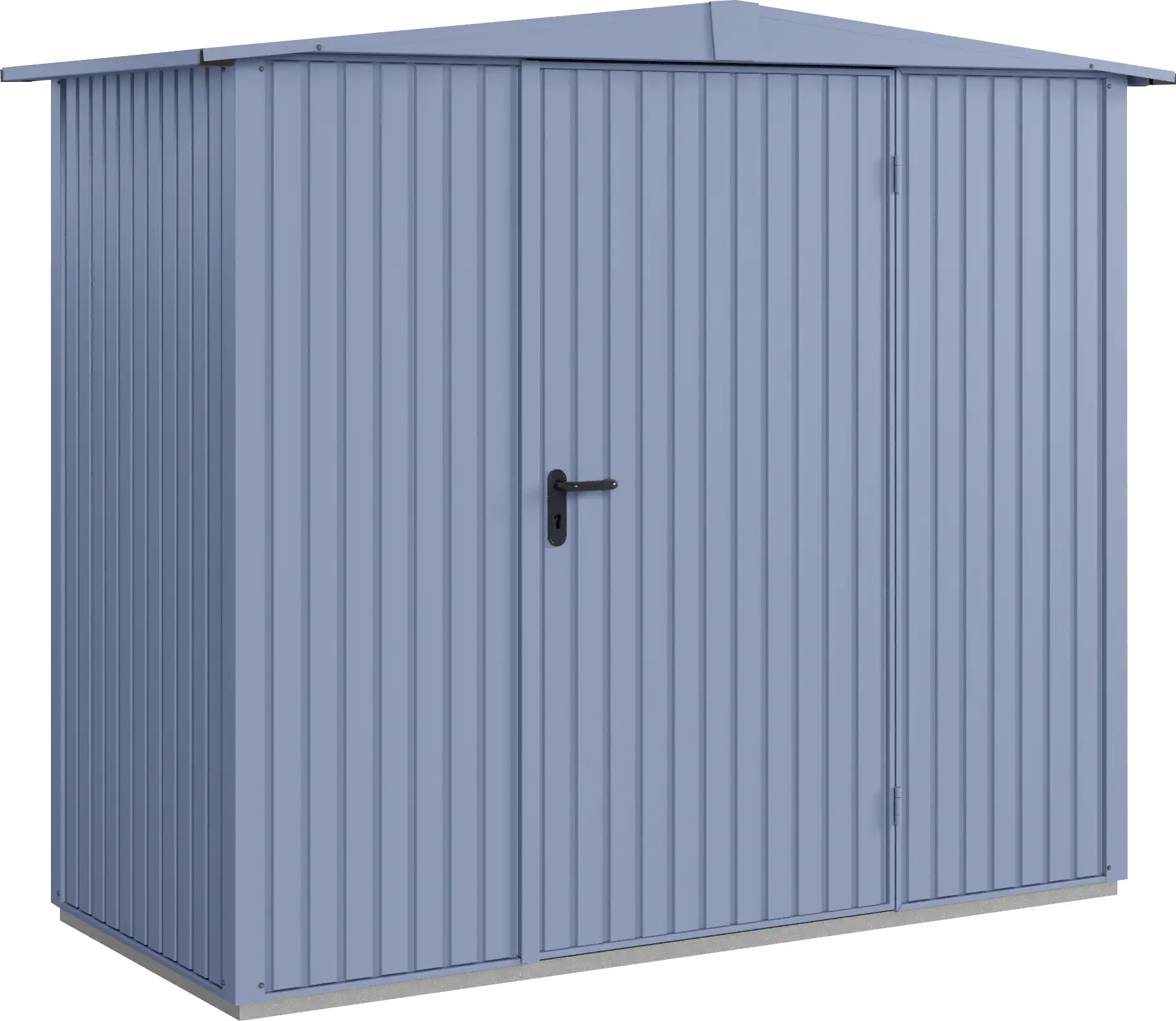 Ecostar Gerätehaus Trend-S Typ 1 258,8 x 121,3 x 216 cm taubenblau