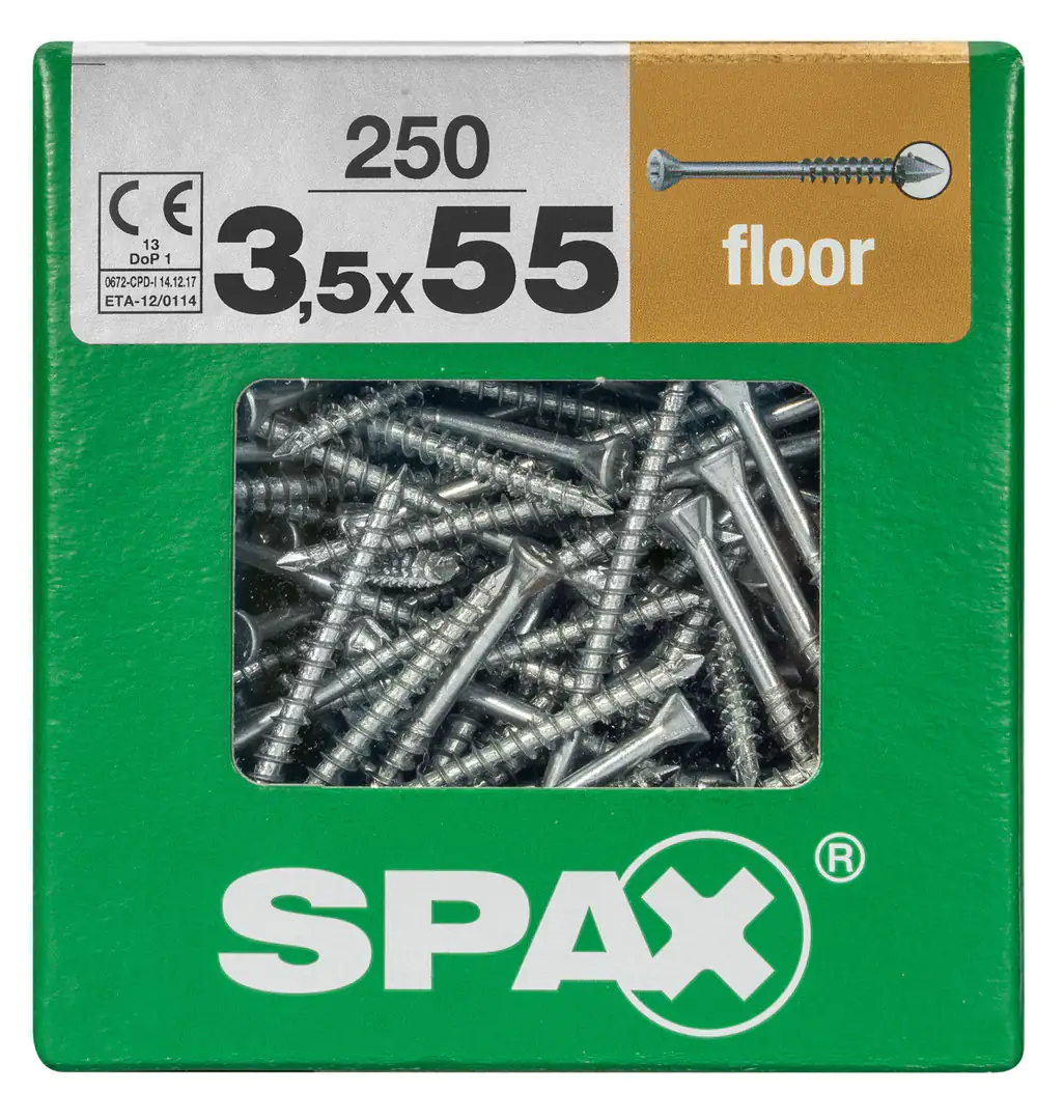 Spax Dielenschrauben 3.5 x 55 mm TX 10 - 250 Stk.