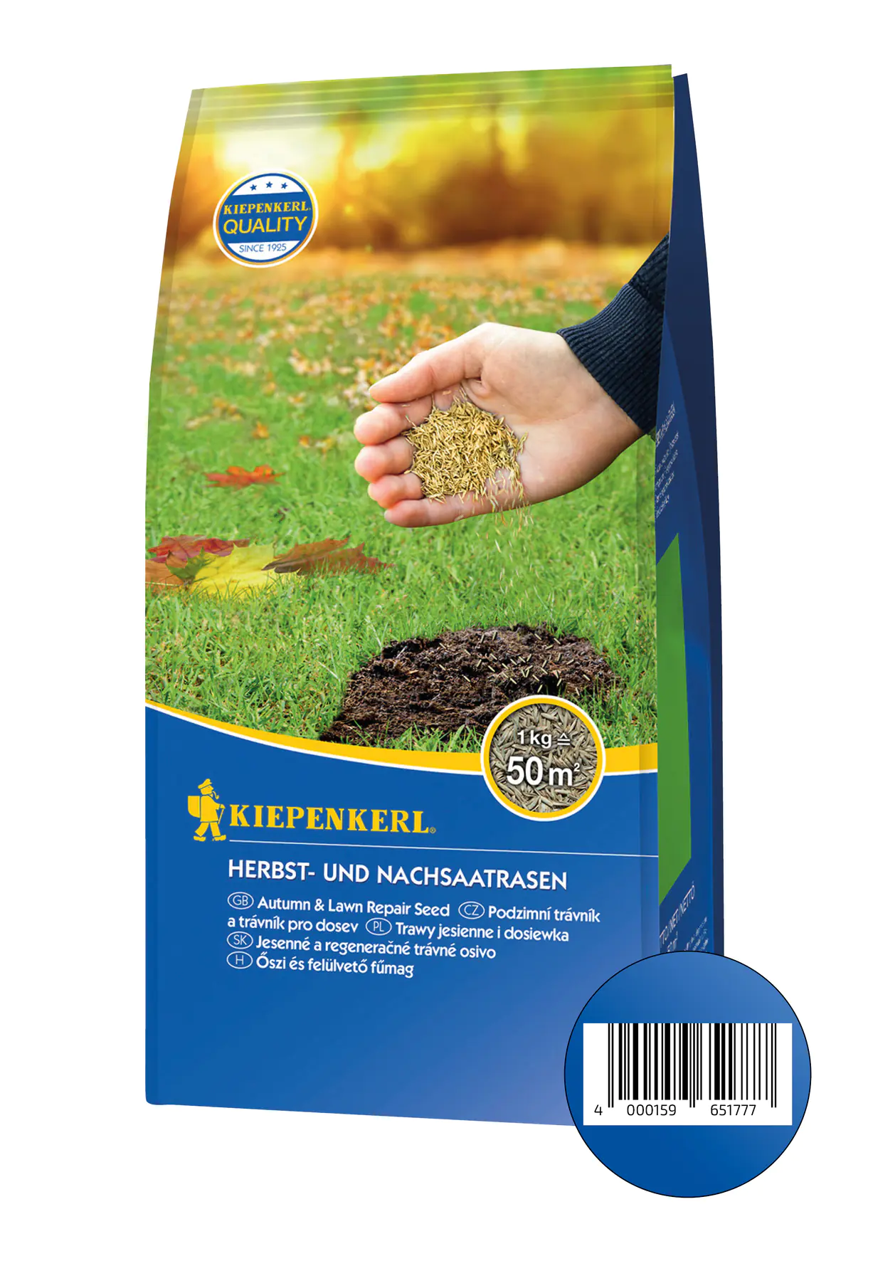 Kiepenkerl Saatgut Herbst- und Nachsaatrasen 1 kg, für 50 m²