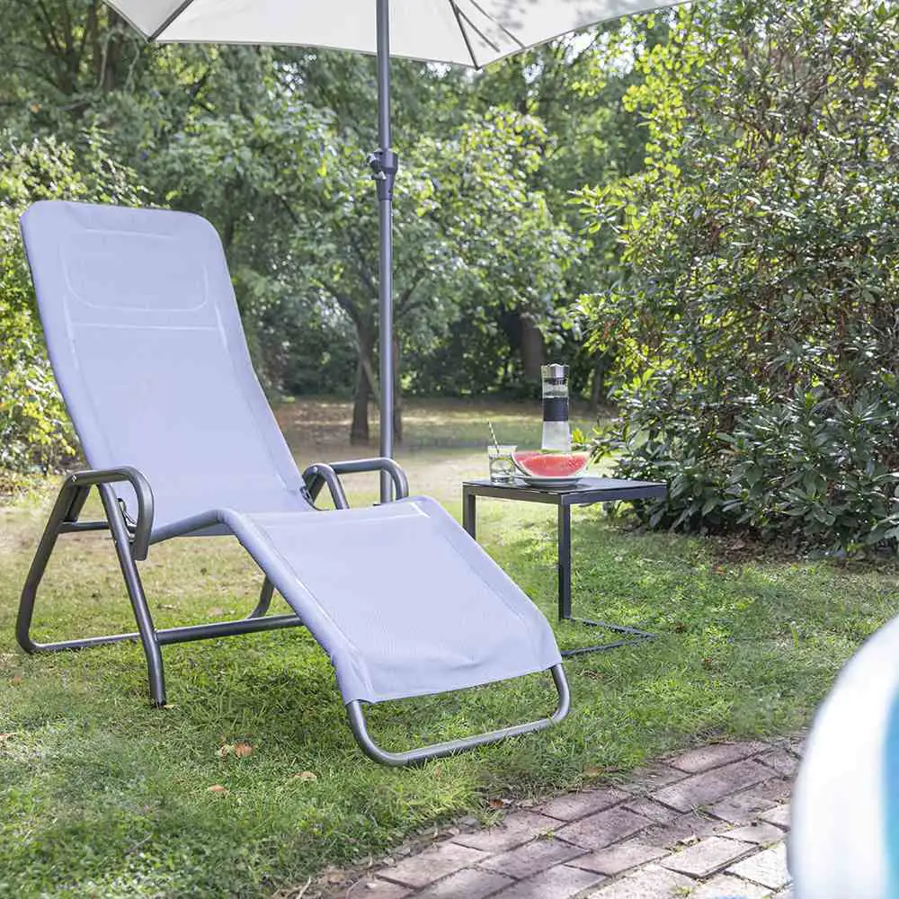 Siena Garden Kippliege Bito anthrazit taubenblau