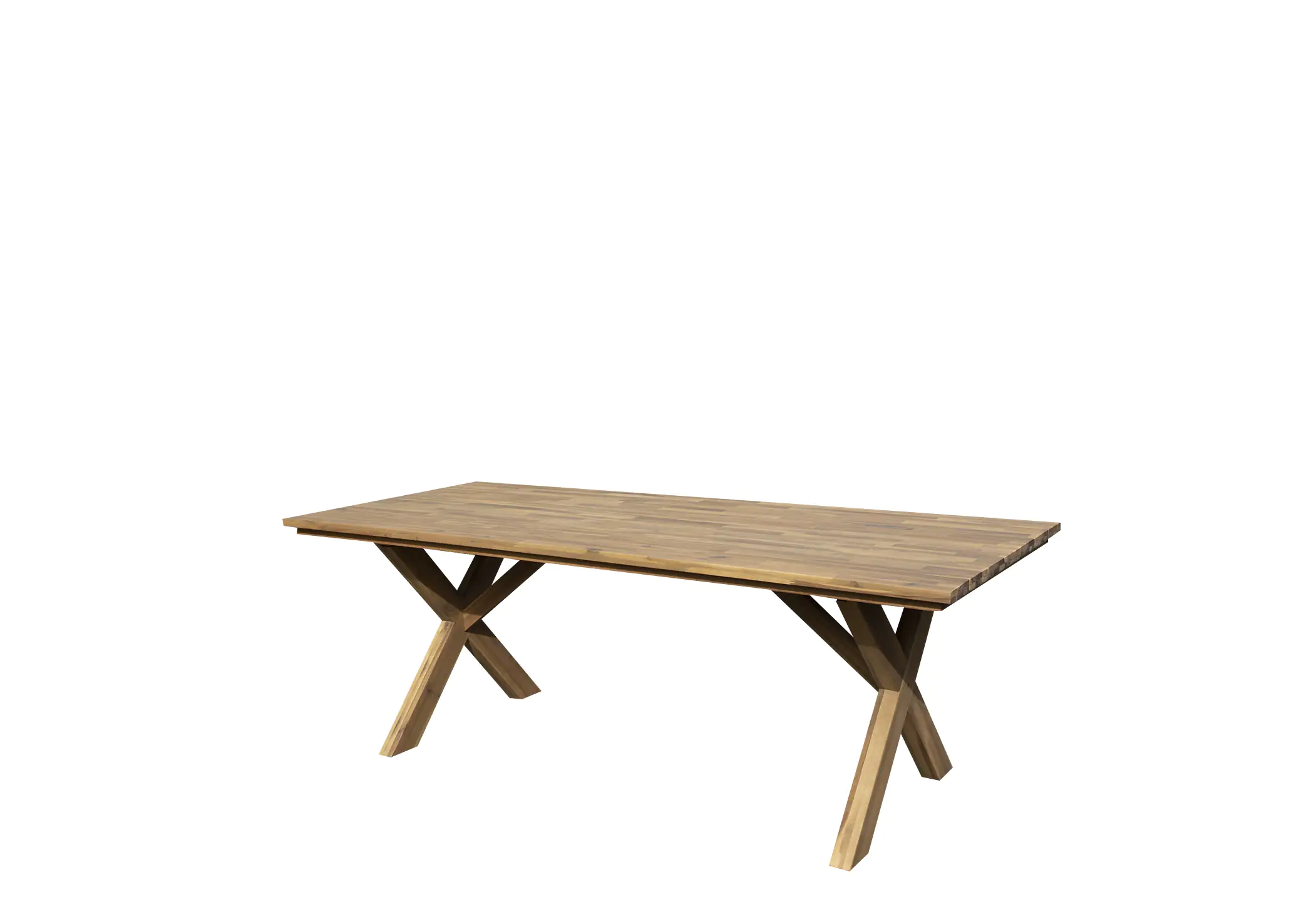 Primaster Gartentisch Manila Holz 220 x 90 x 75 cm