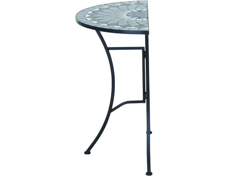 Siena Garden Como Tisch halbrund 70 cm