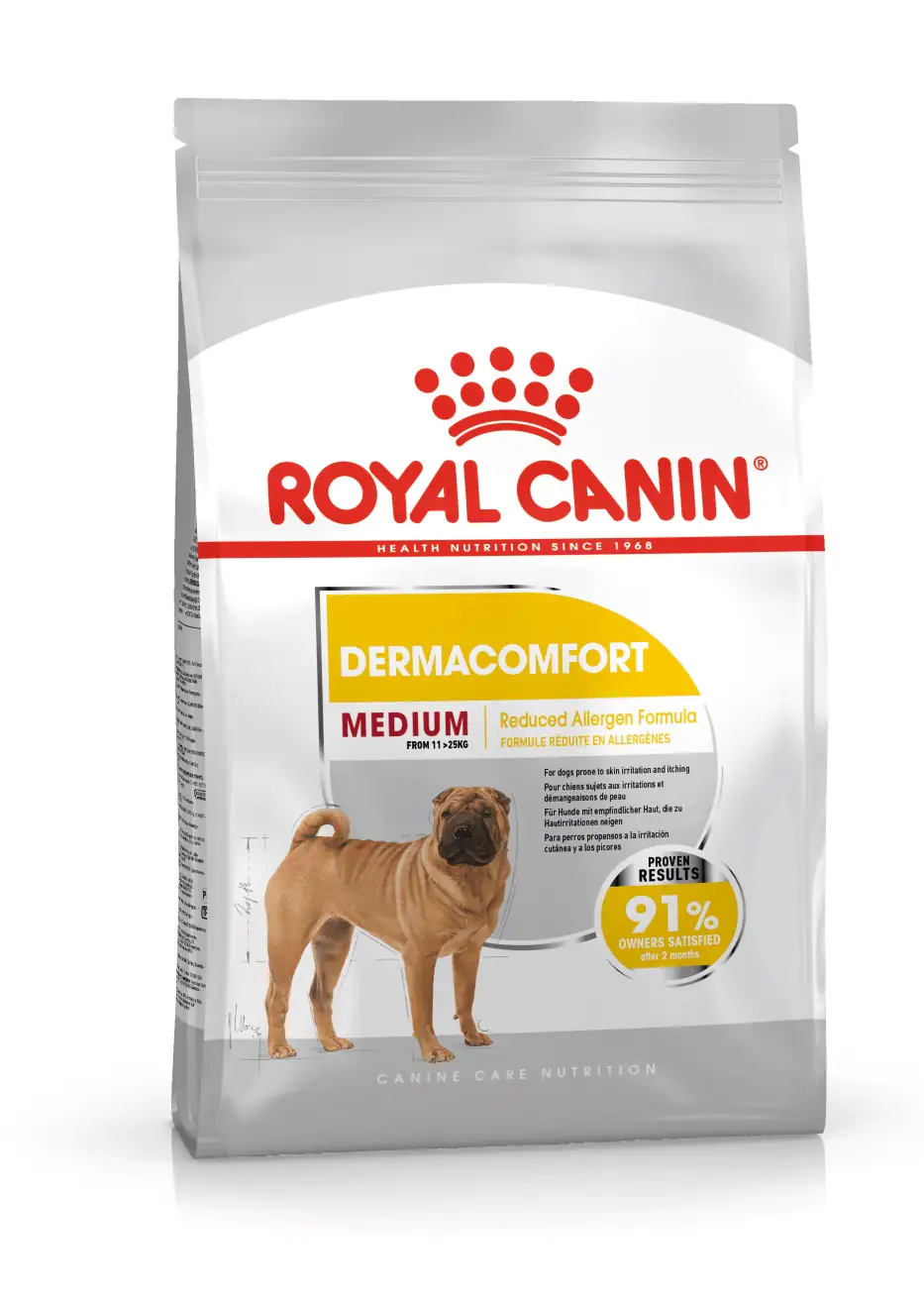 Royal Canin Dermacomfort Hundetrockenfutter Adult Medium 3 kg Geflügel