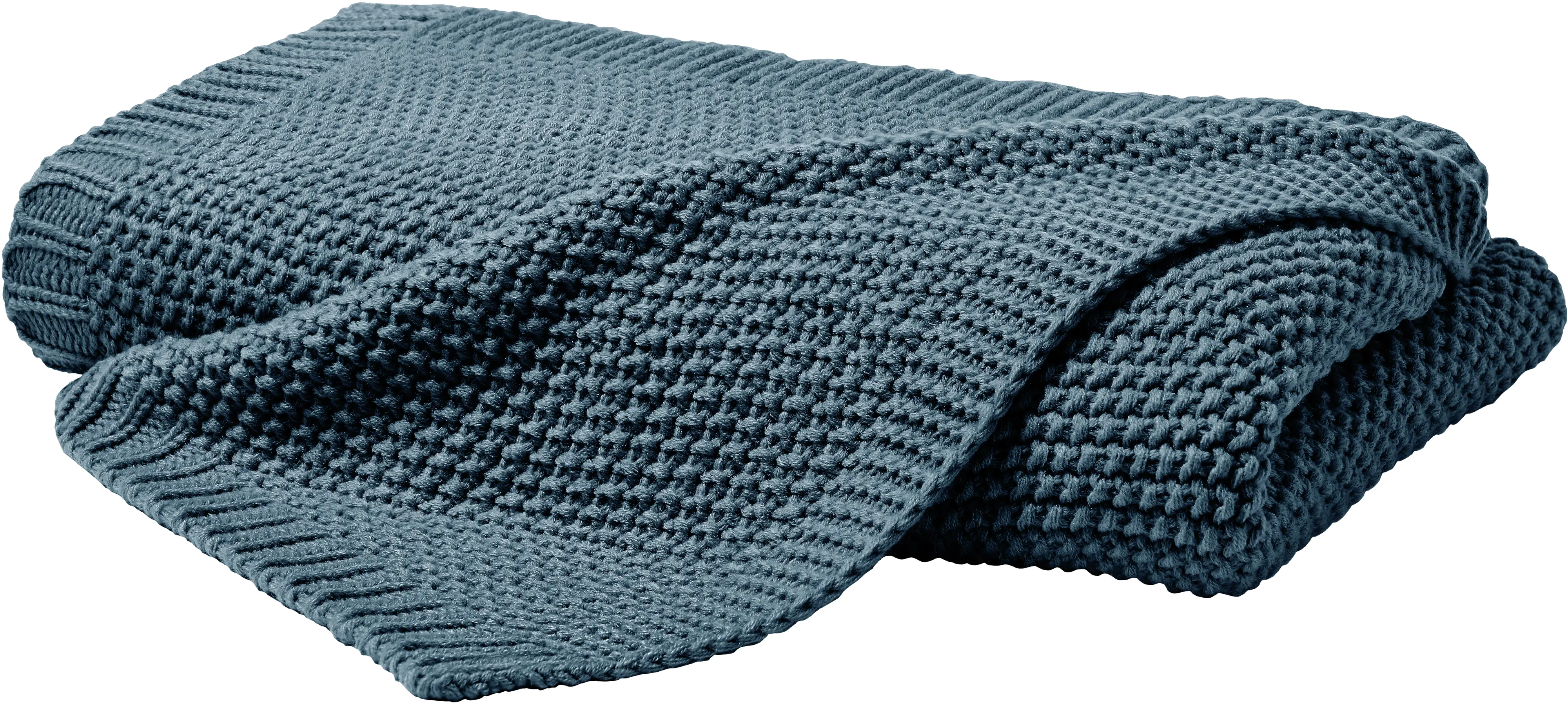 Vario Strickdecke smaragd, 130 x 170 cm