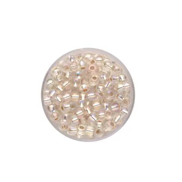 Glorex Rocailles Perlen 4,5 mm 17 g crystal