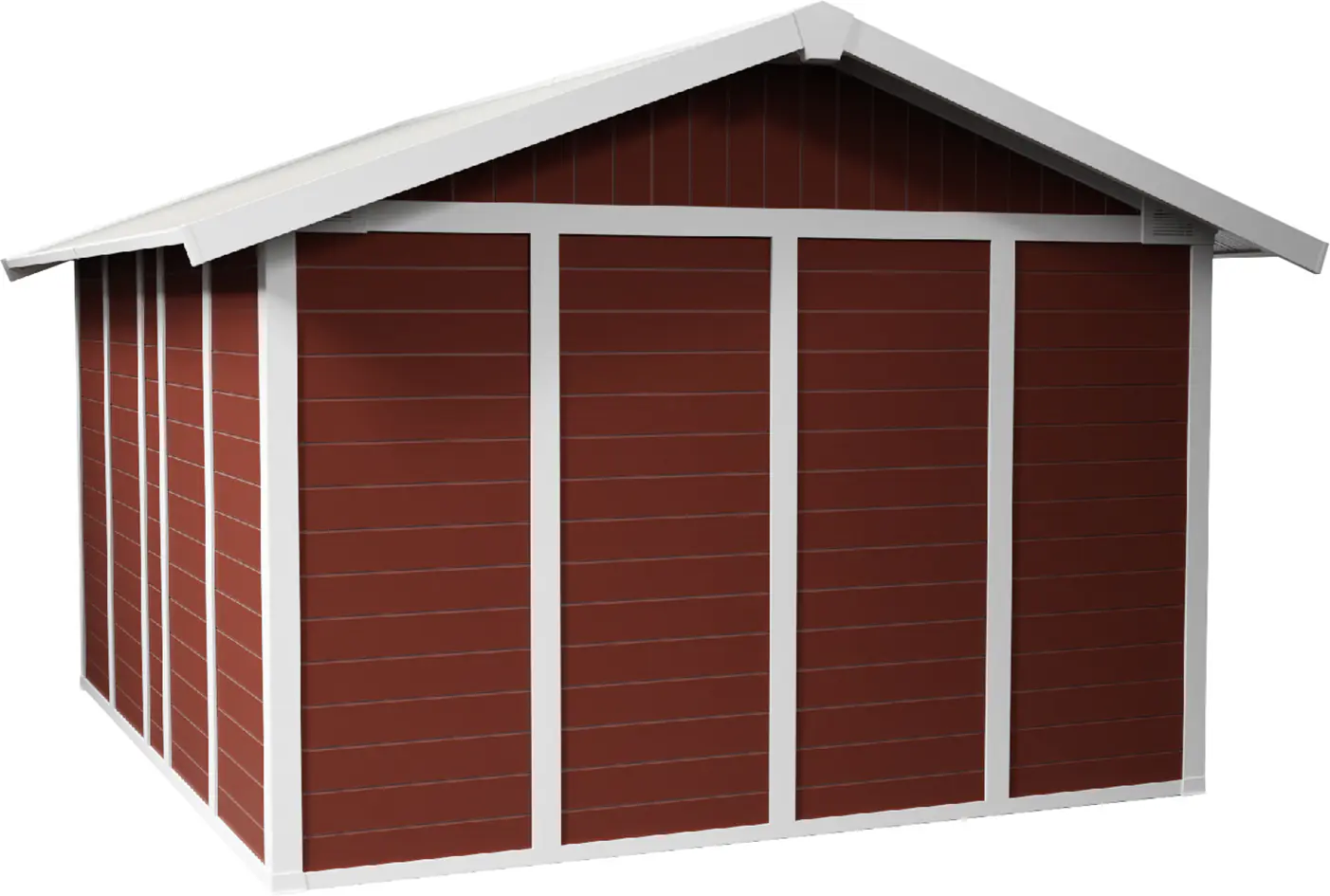 Grosfillex Gartenhaus Deco H 11 370 x 407 cm (inkl. Dachüberstand)