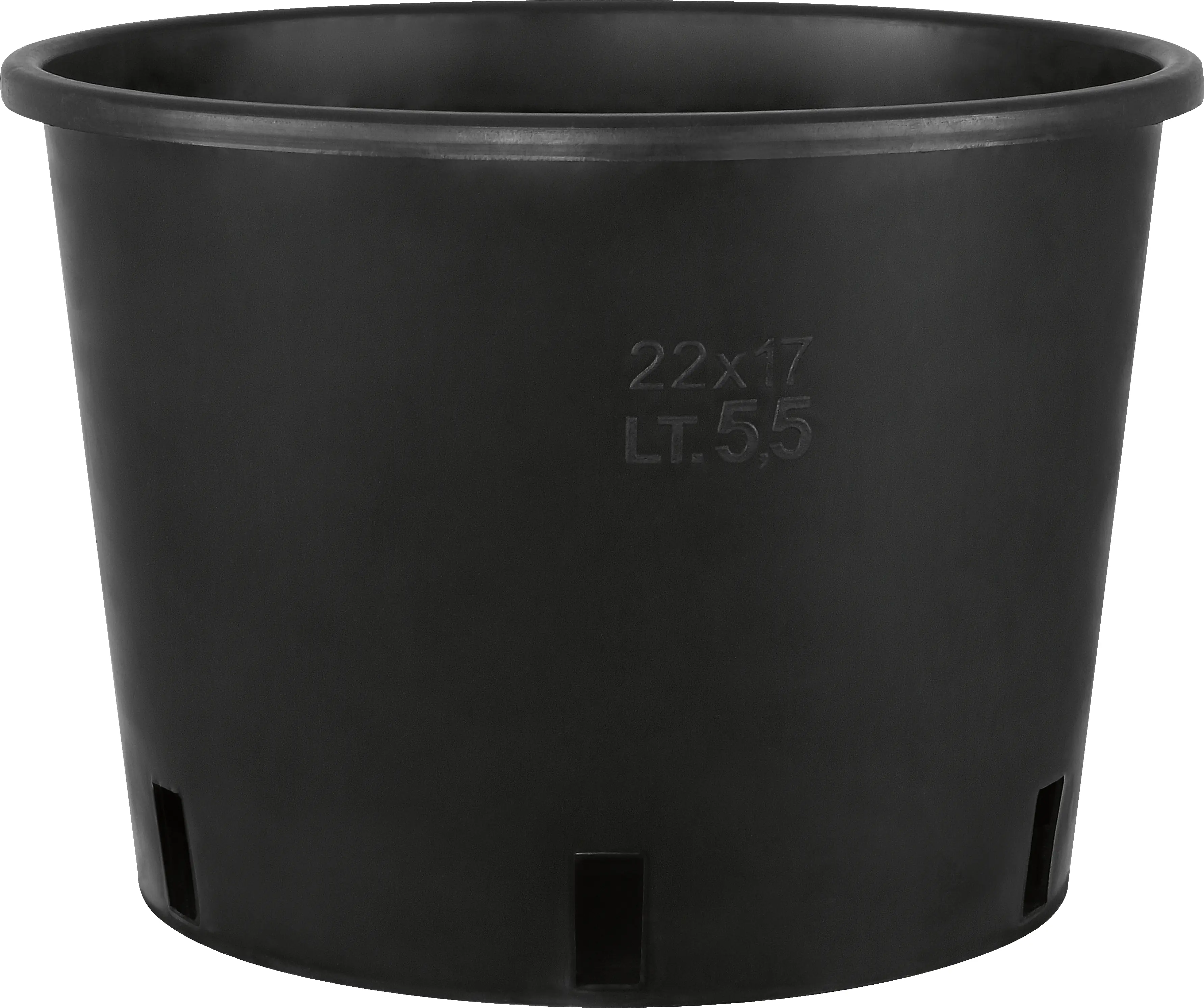 Geli Pflanzcontainer Ø 22 x 25 cm schwarz