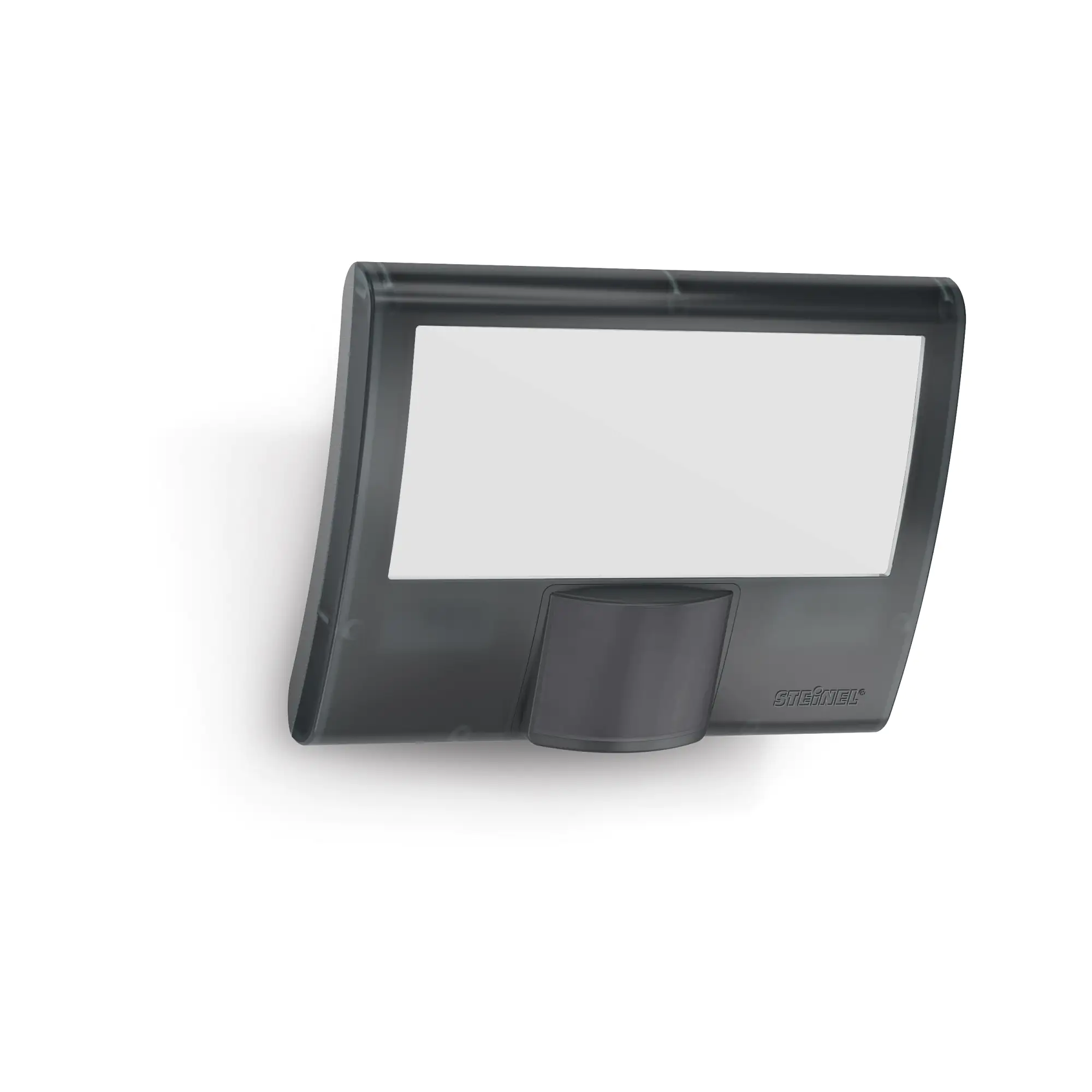 Steinel Strahler XLED Home curved S Anthrazit mit Bewegungsmelder, Sensor