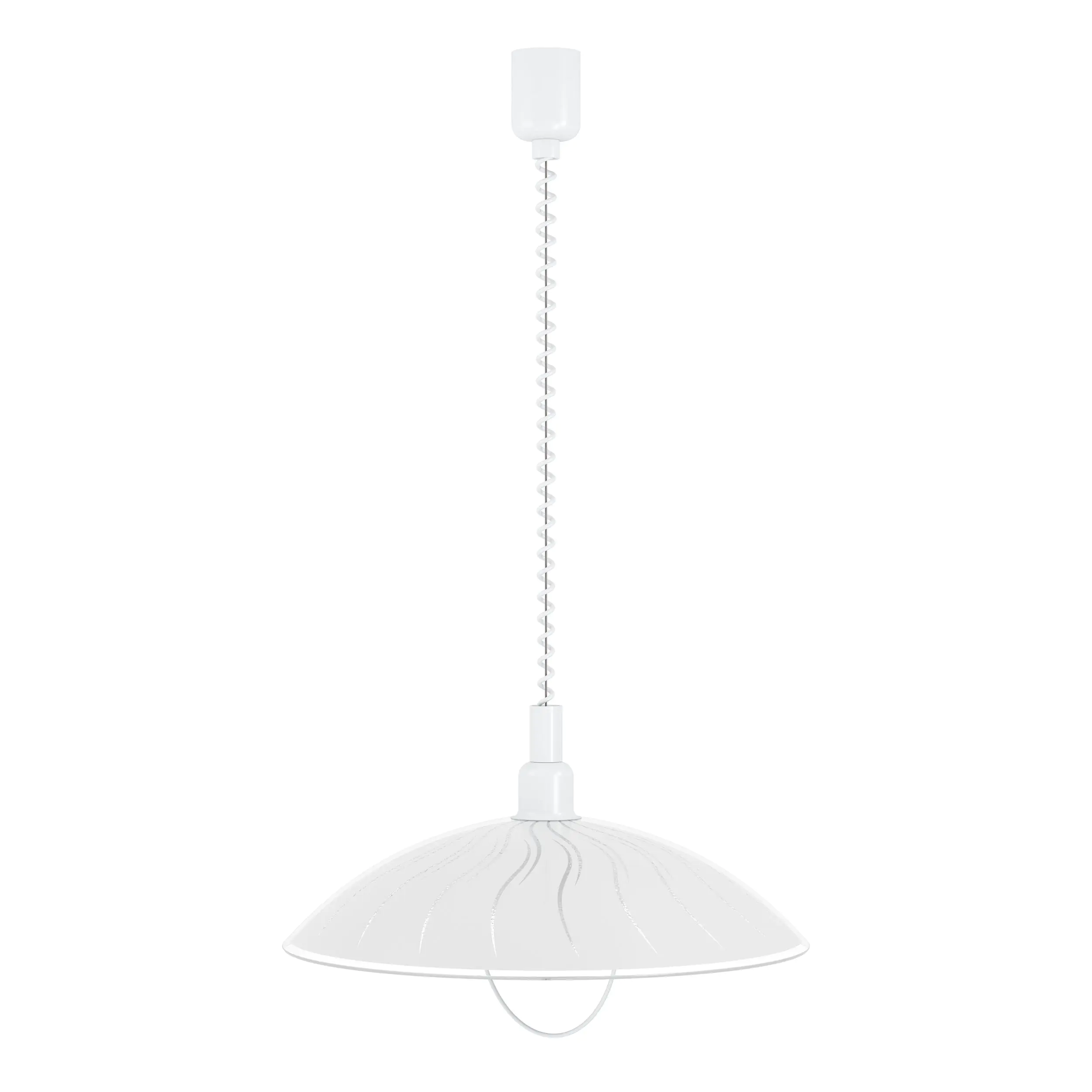 Eglo Pendelleuchte Alvez weiß Ø 42 cm E27, weiß
