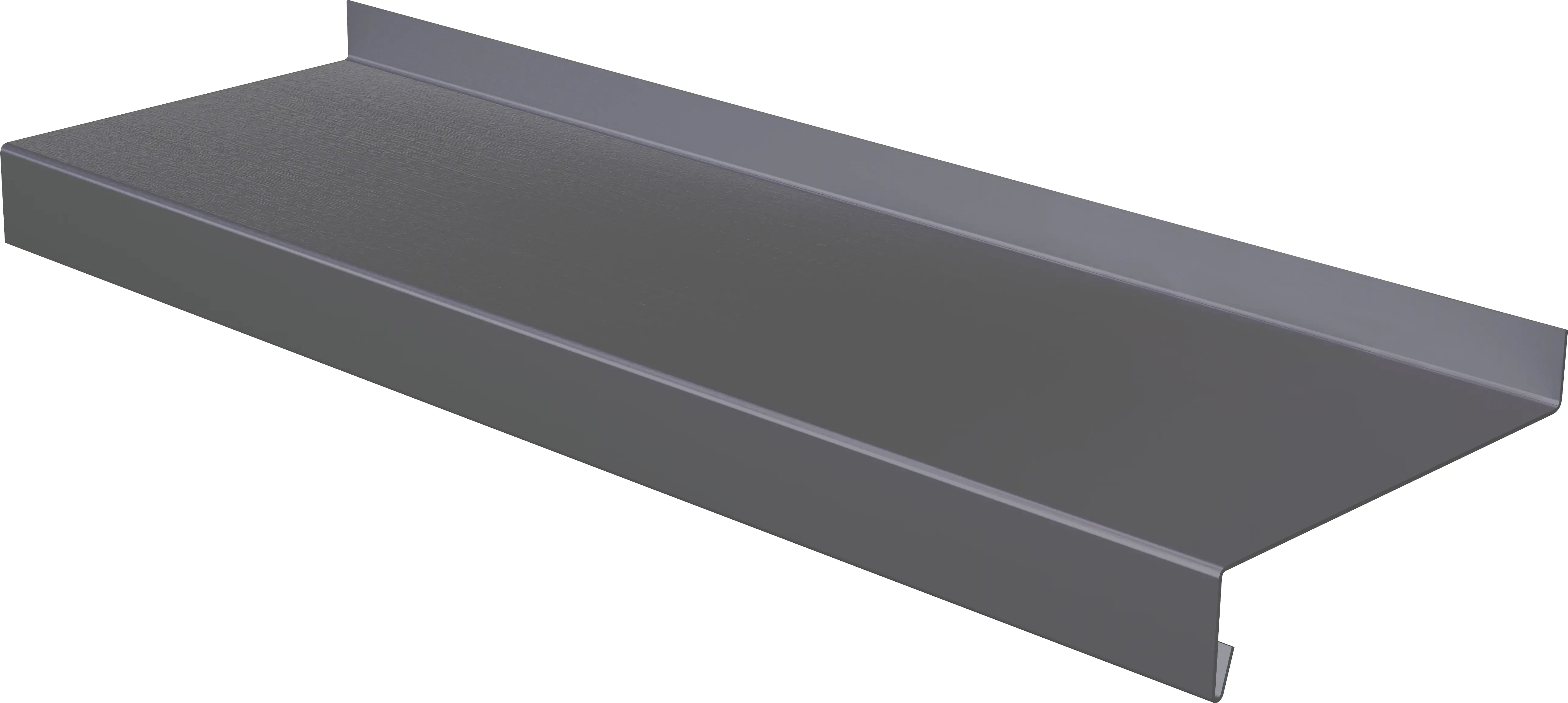 Sarei Fensterblech Aluminium anthrazit Ausladung 195 mm Länge 3000 mm