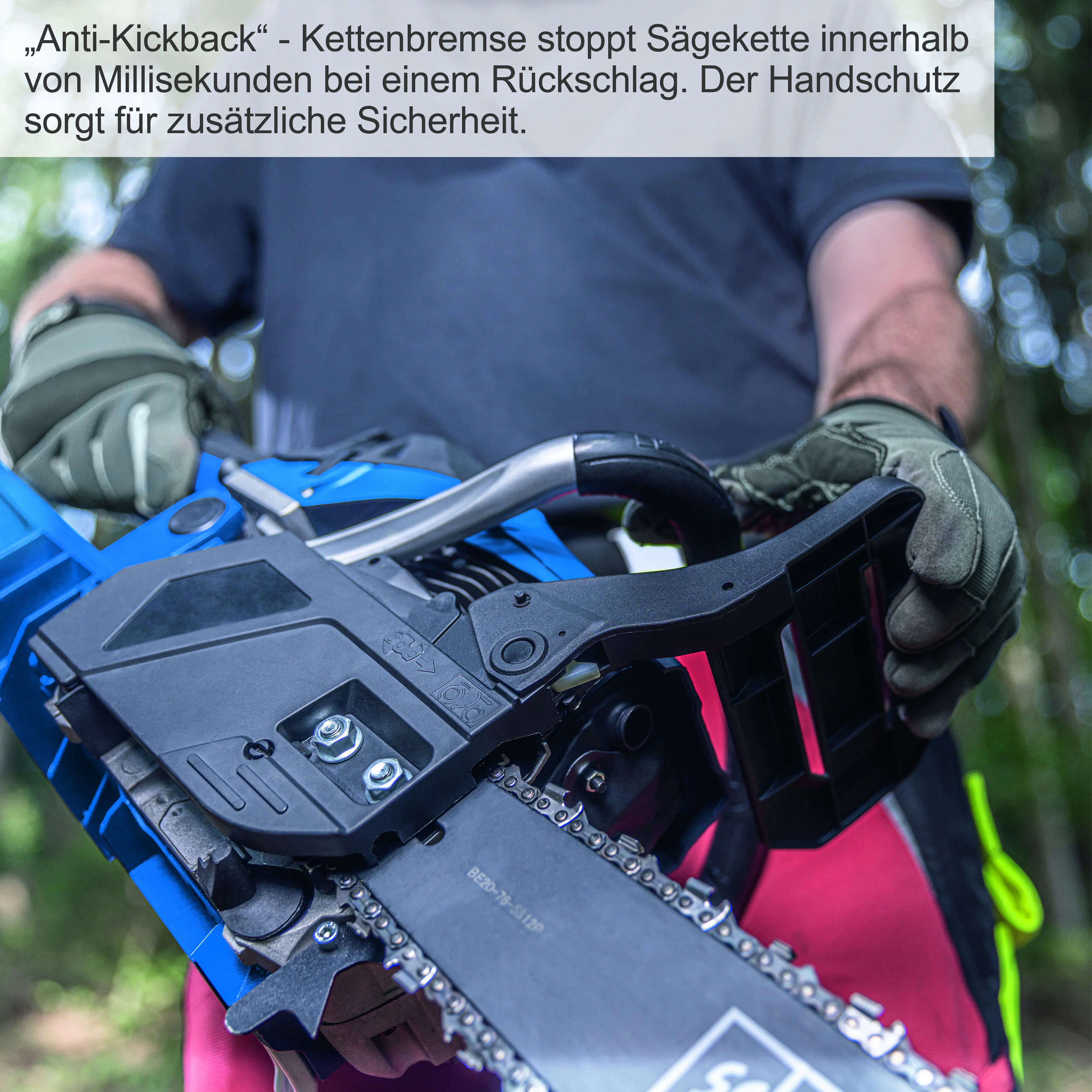 Scheppach Benzin-Kettensäge PCS56E 2,3 kW 51 cm Schwertlänge