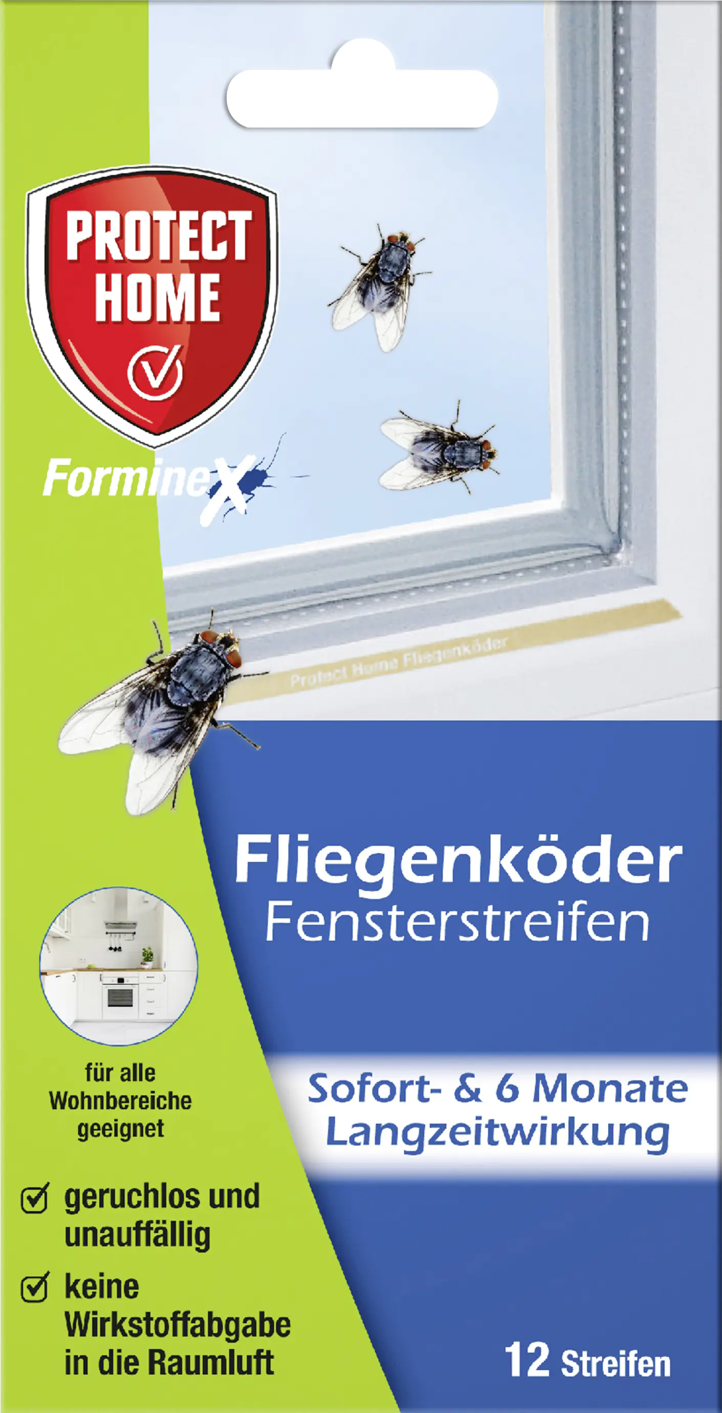 Protect Home FormineX Fliegenköder Fensterstreifen 12 Stück