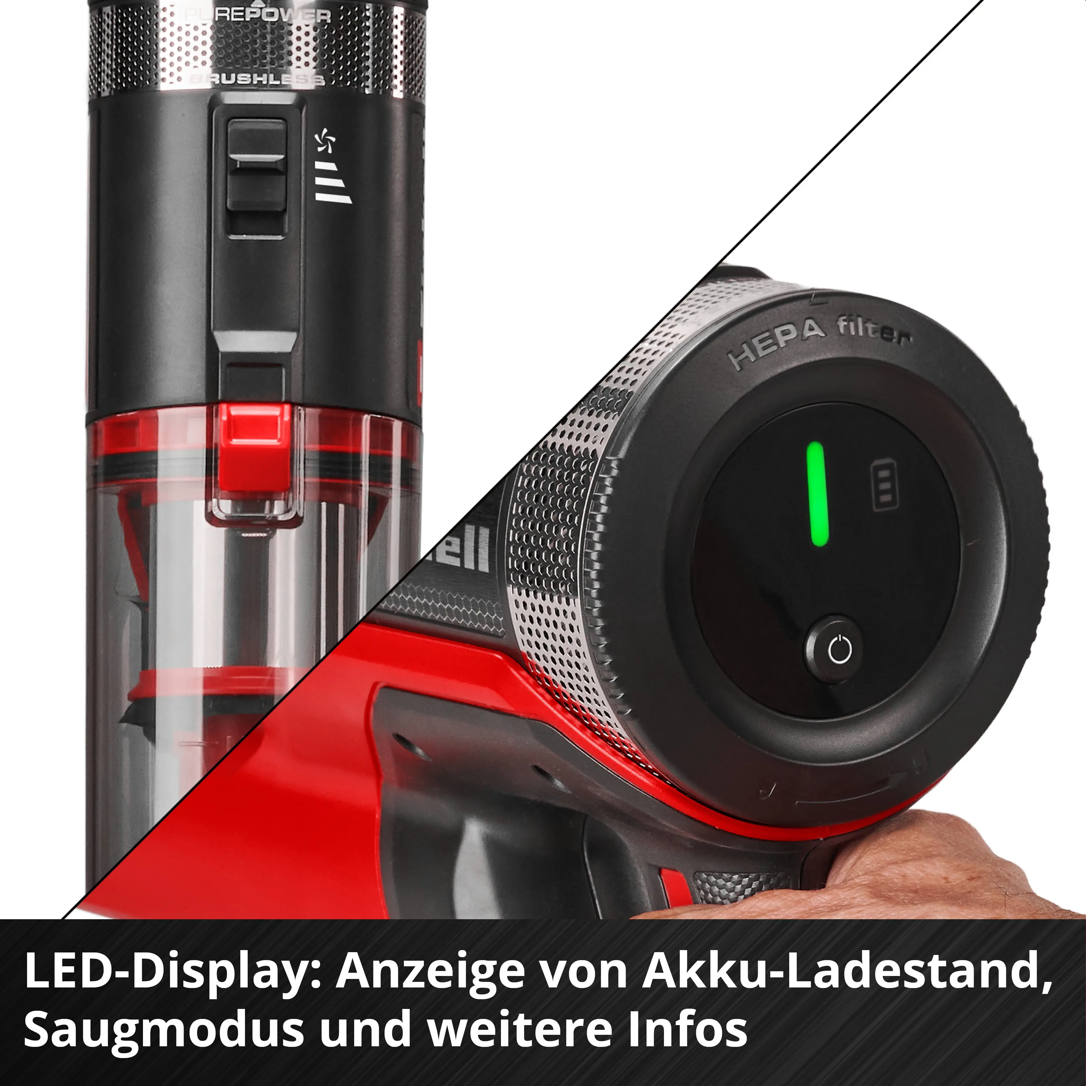 Einhell Expert Akku-Stielstaubsauger TE-SV 18/270 Li BL-Solo