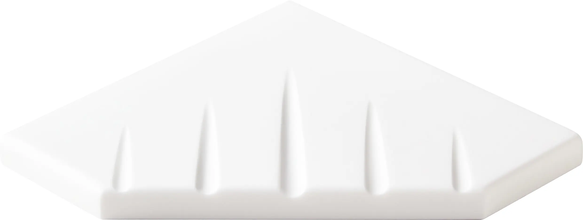 Dusch-Eckregal Design White 20 x 20 cm