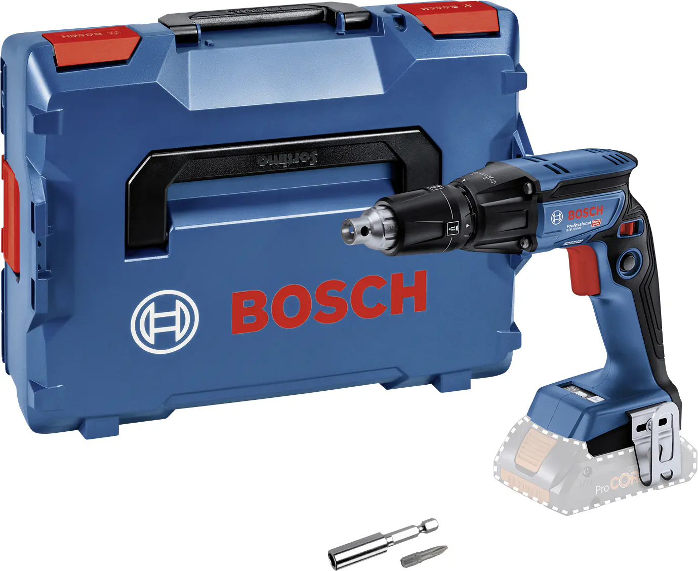 Bosch Professional Akku-Trockenbauschrauber GTB 18V-45 Solo L-Boxx