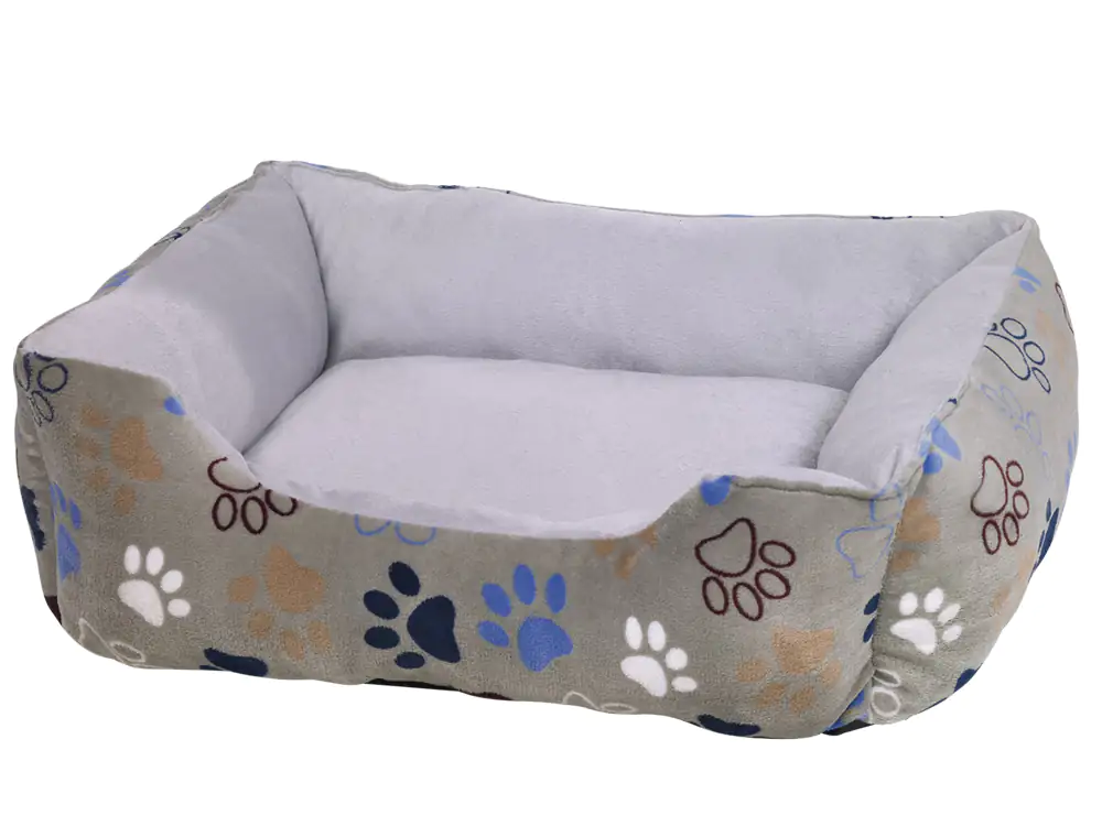 Nobby Komfortbett Lissi Classic eckig L 80 x B 70 x H 22 cm hellgrau