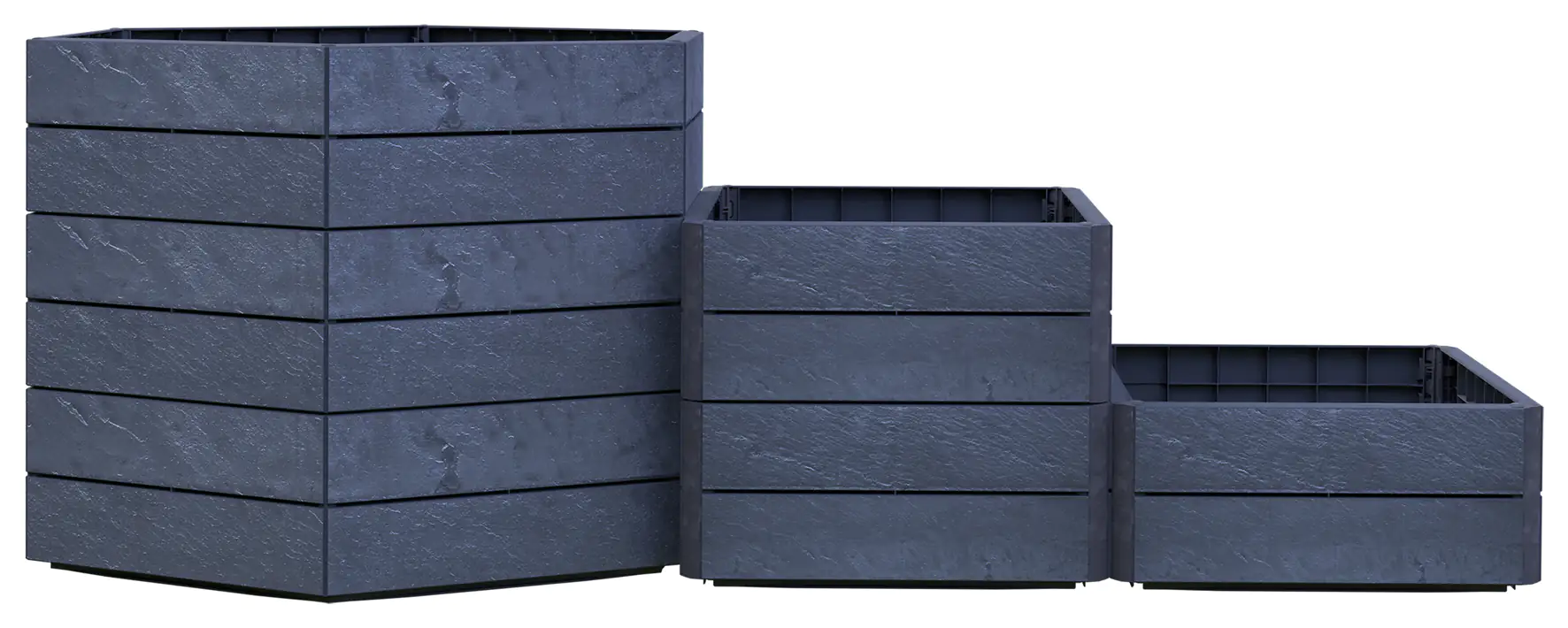 Garantia Hochbeet Ergo Vario 3, stone, Flora Wassersystem