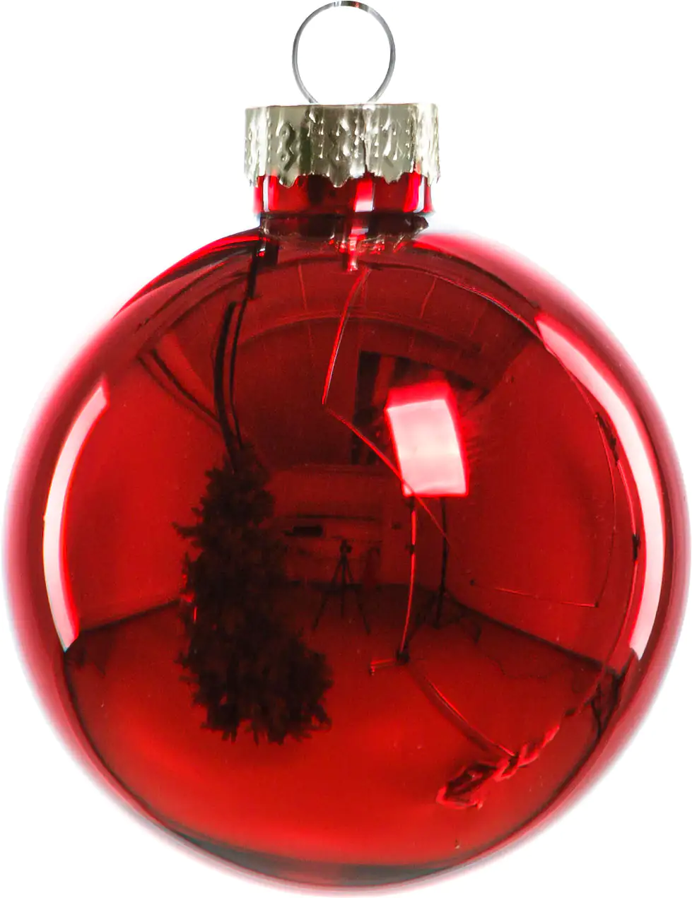 TrendLine Weihnachtskugeln aus Glas Ø 6 cm rot 20 Stück