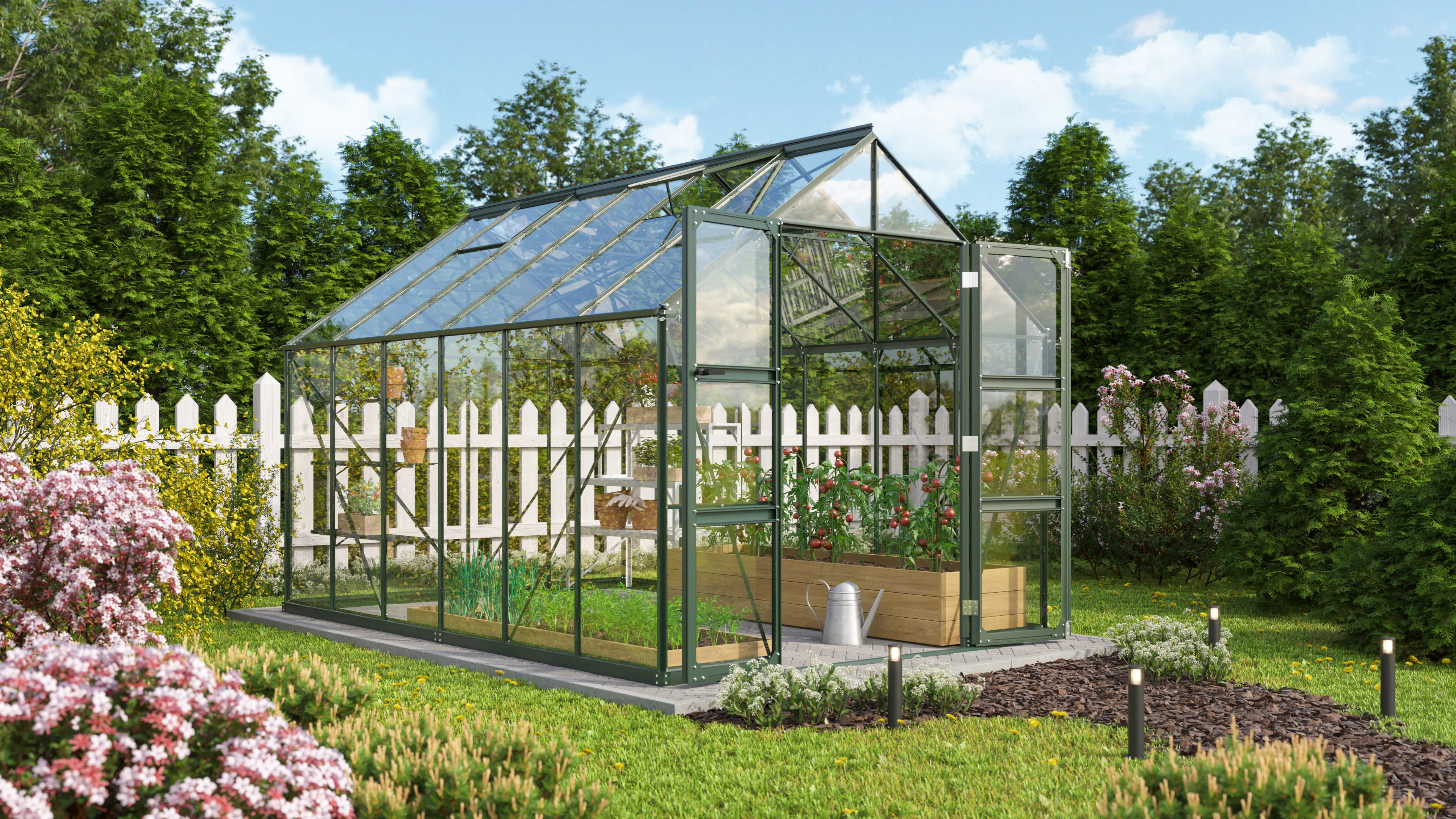 Vitavia Gewächshaus Domus 9900 257 x 386 cm 3 mm ESG