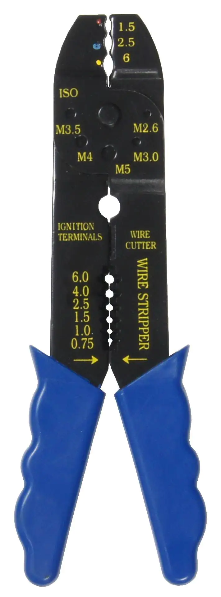 Werkzeyt Kabelschuh-Klemm-Abisolierzange 210 mm