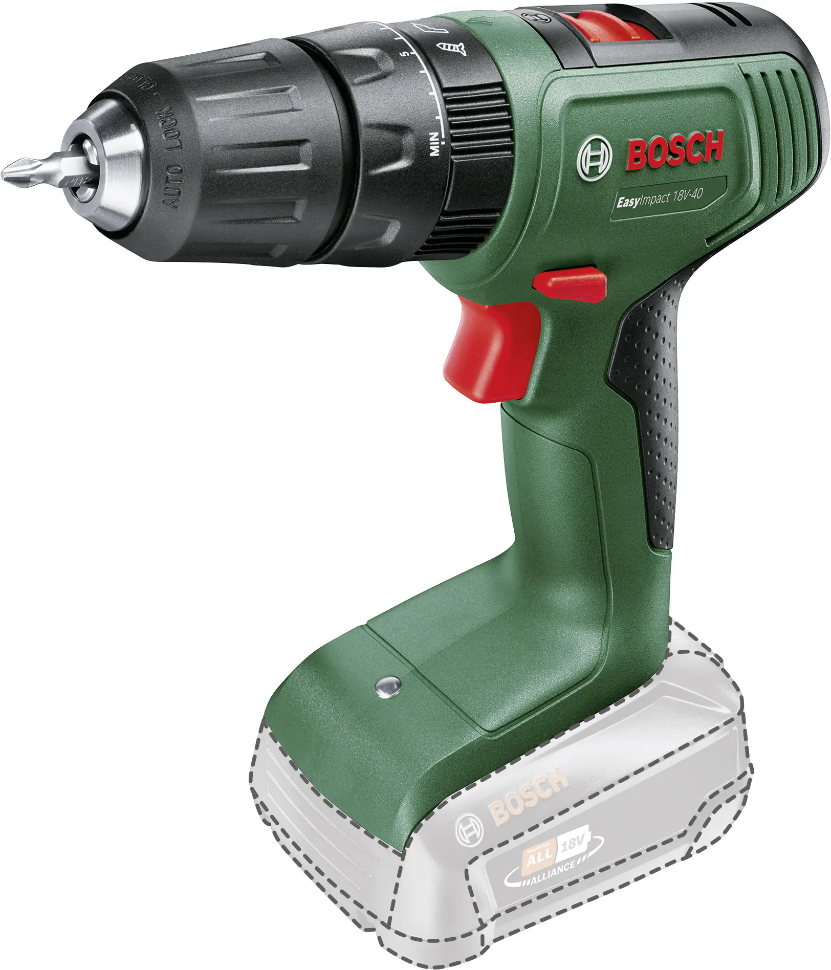 Bosch Akku-Schlagbohrschrauber EasyImpact 18V-40  Solo