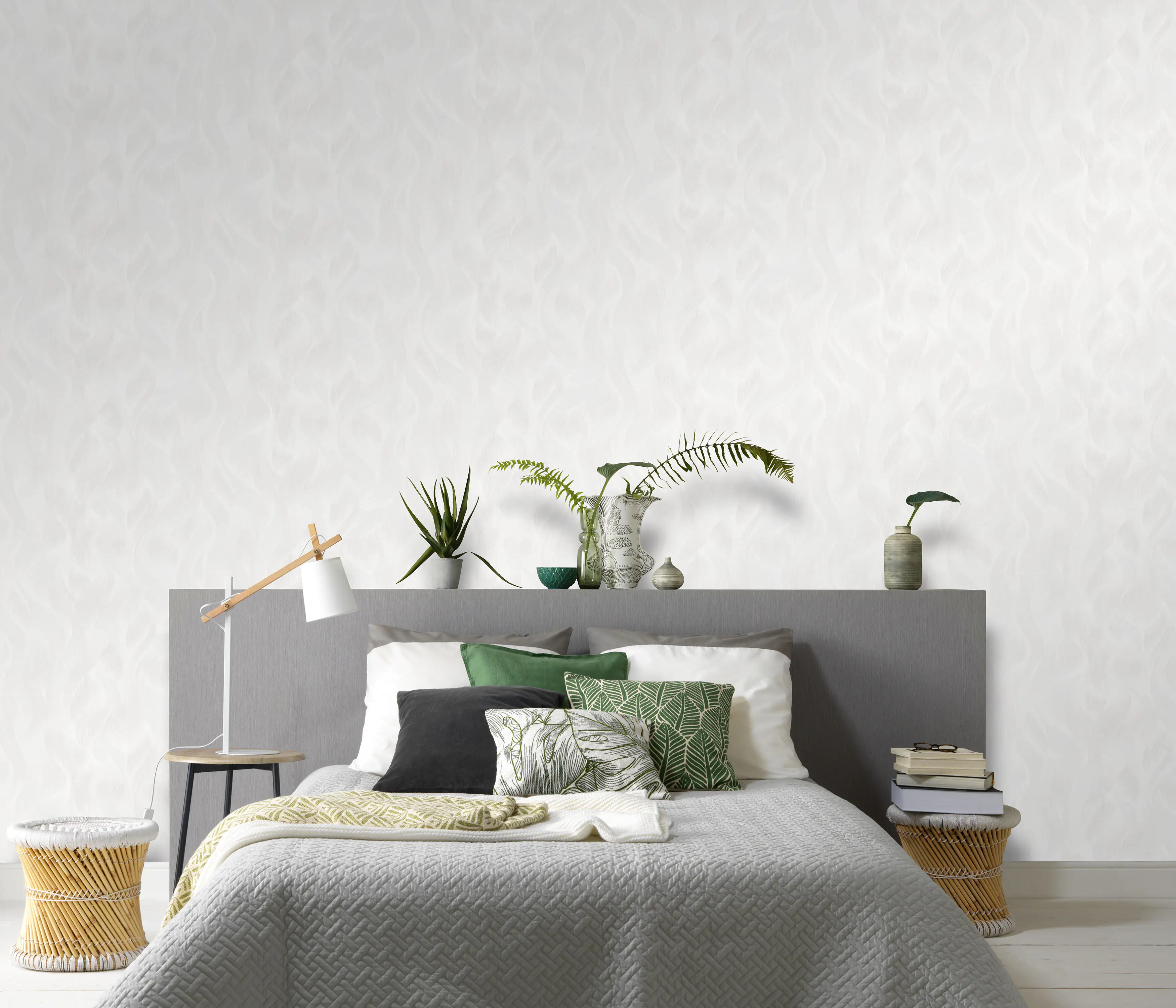 Erismann Vliestapete 10151-31 ELLE Decoration welle grau 10,05 x 0,53 m