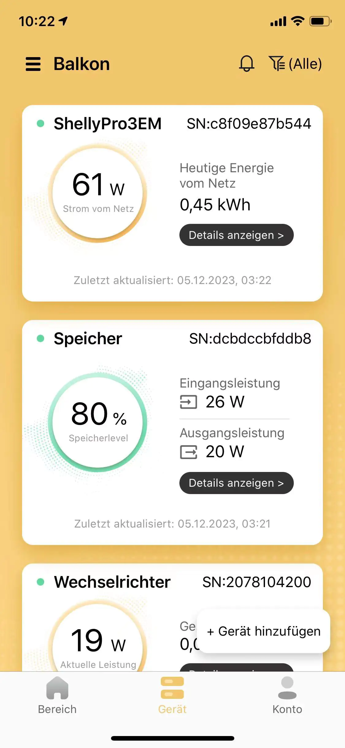Sunlit Schalter Shelly EM 3 Pro Energiezähler