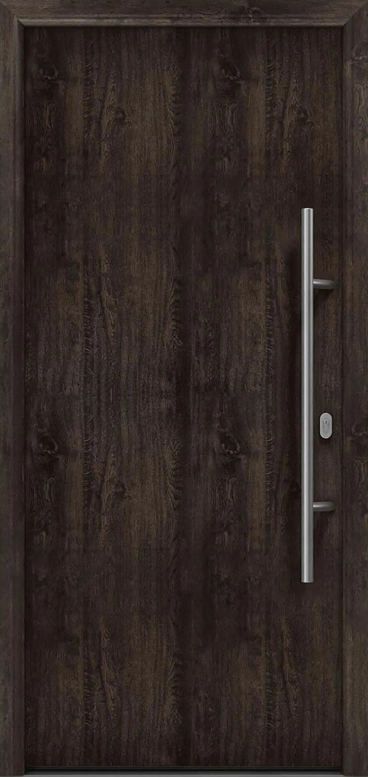 EcoStar Haustür ISOPRO IP 010 night oak 110 x 210 cm