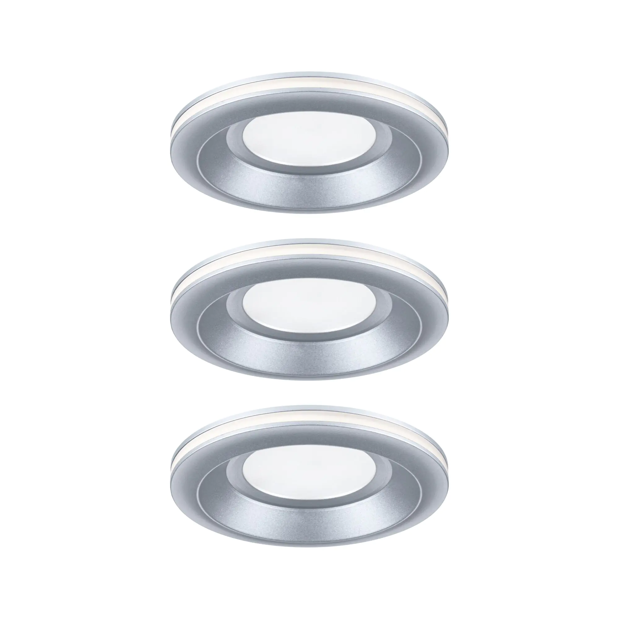 Paulmann LED-Einbauleuchte Sormus 3x 4,8W chrom matt